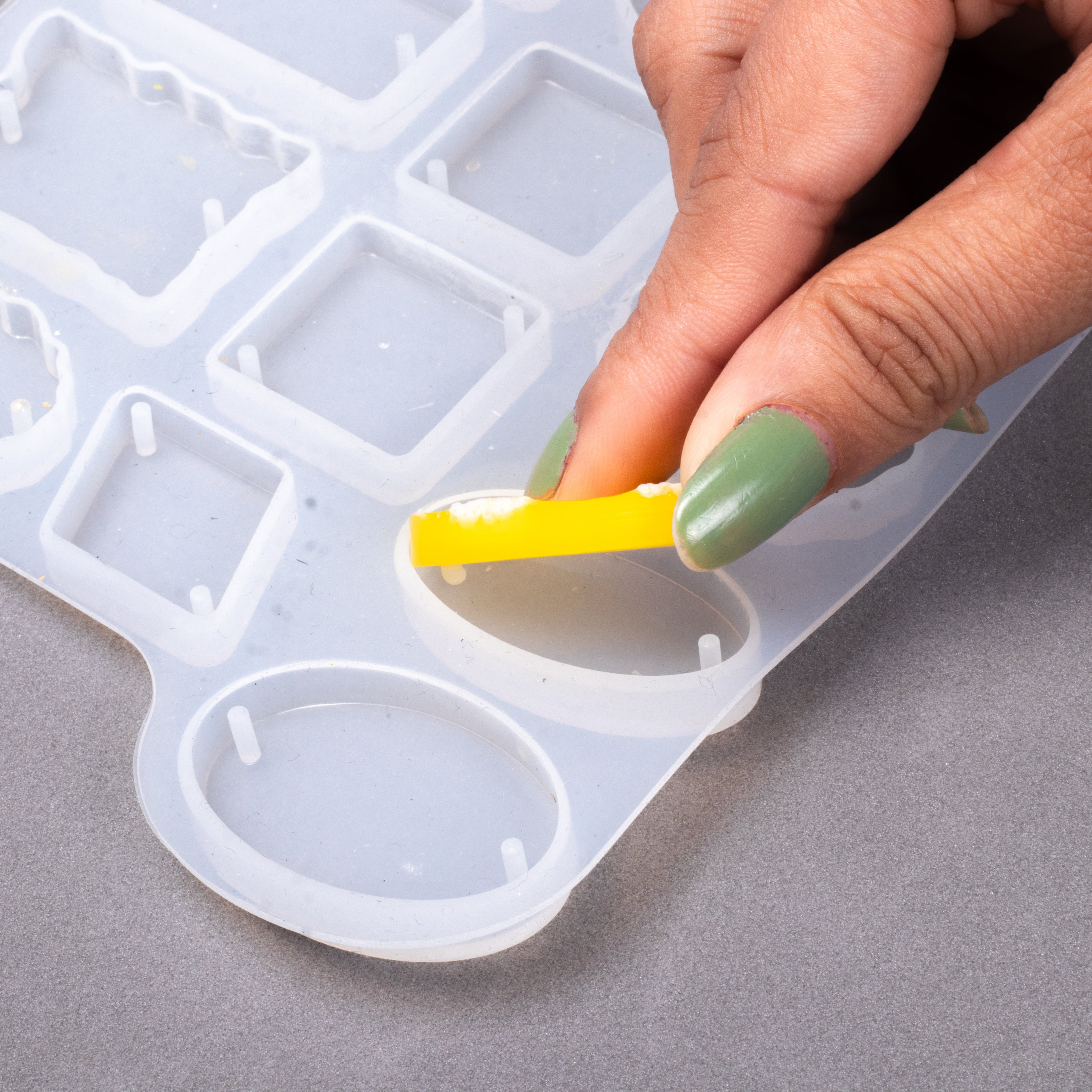 Rakhi Silicone Mould Shape Mix L14.3 X W12cm 1pc