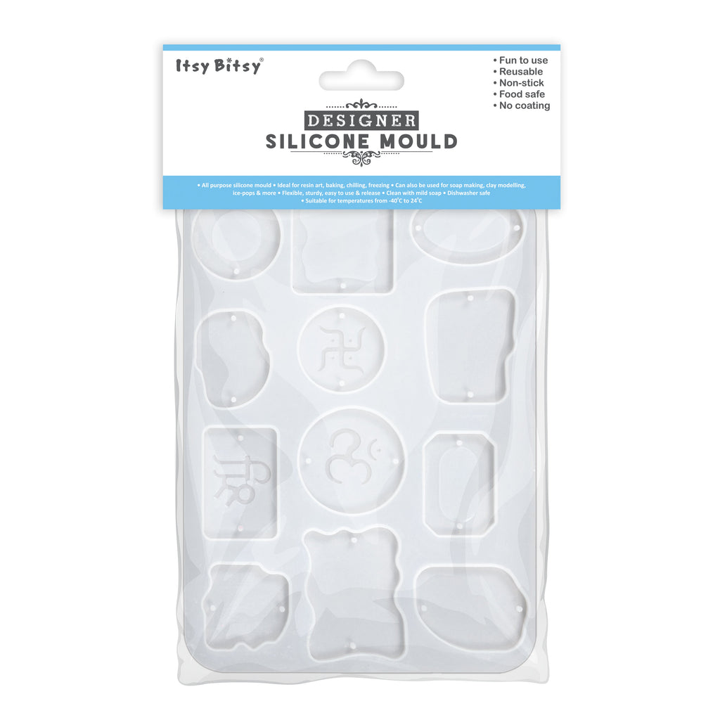 Rakhi Silicone Mould Good Luck L19.5 X W14cm 1pc