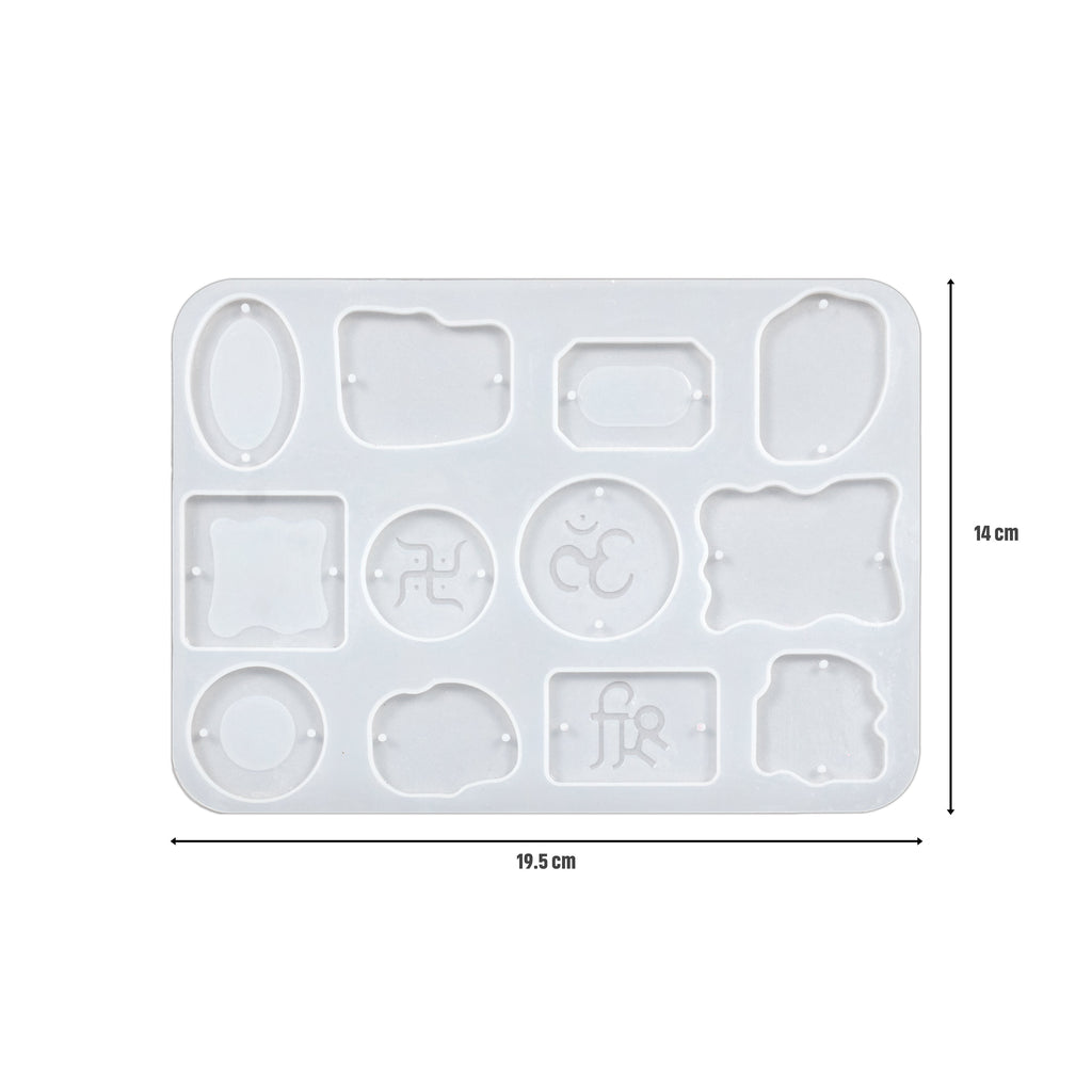Rakhi Silicone Mould Good Luck L19.5 X W14cm 1pc