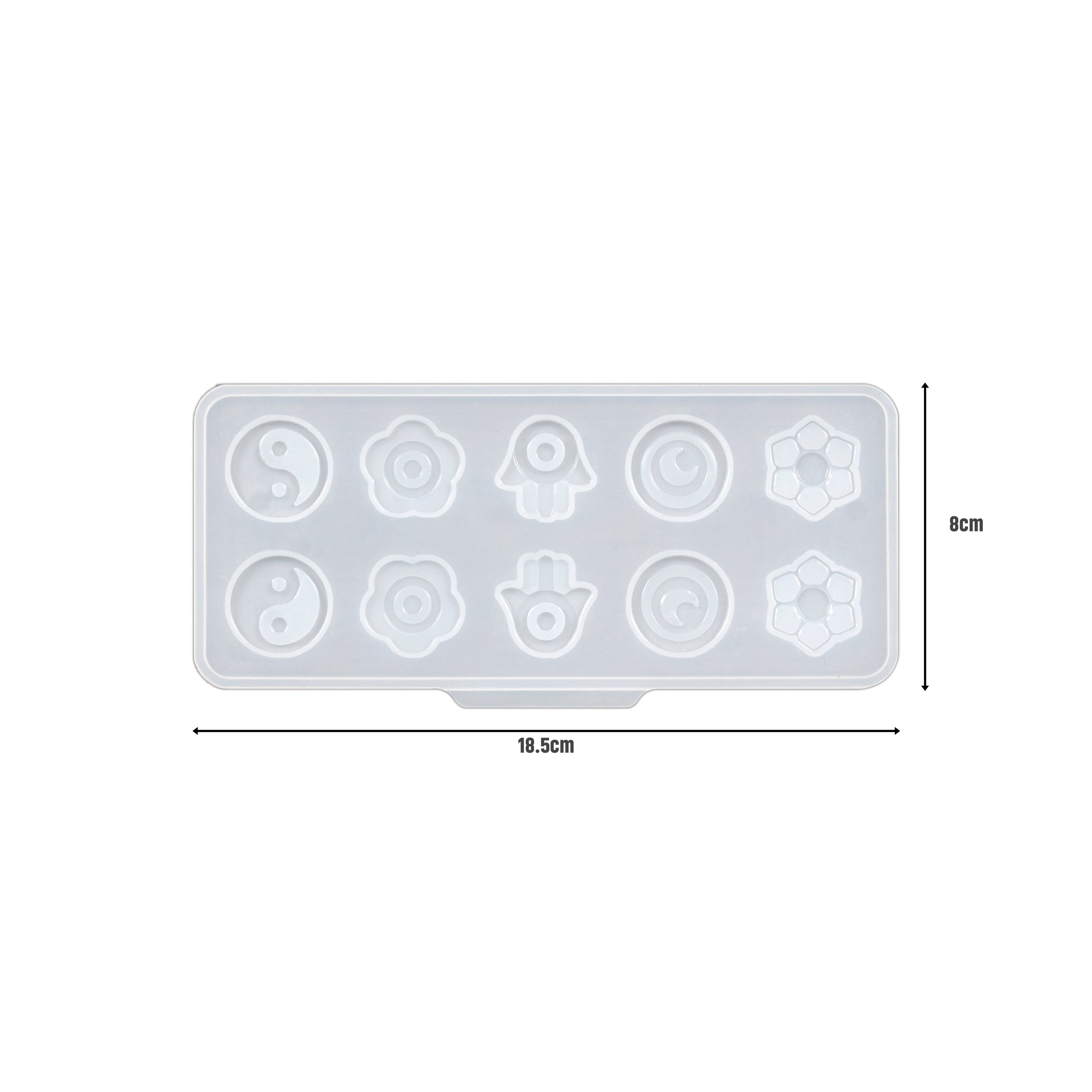 Rakhi Silicone Mould Lucky Talisman L8 X W18.5cm 1pc