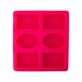 Silicone Mould Rectangle and Oval 21.9 x 20 x 2.5cm 1pc