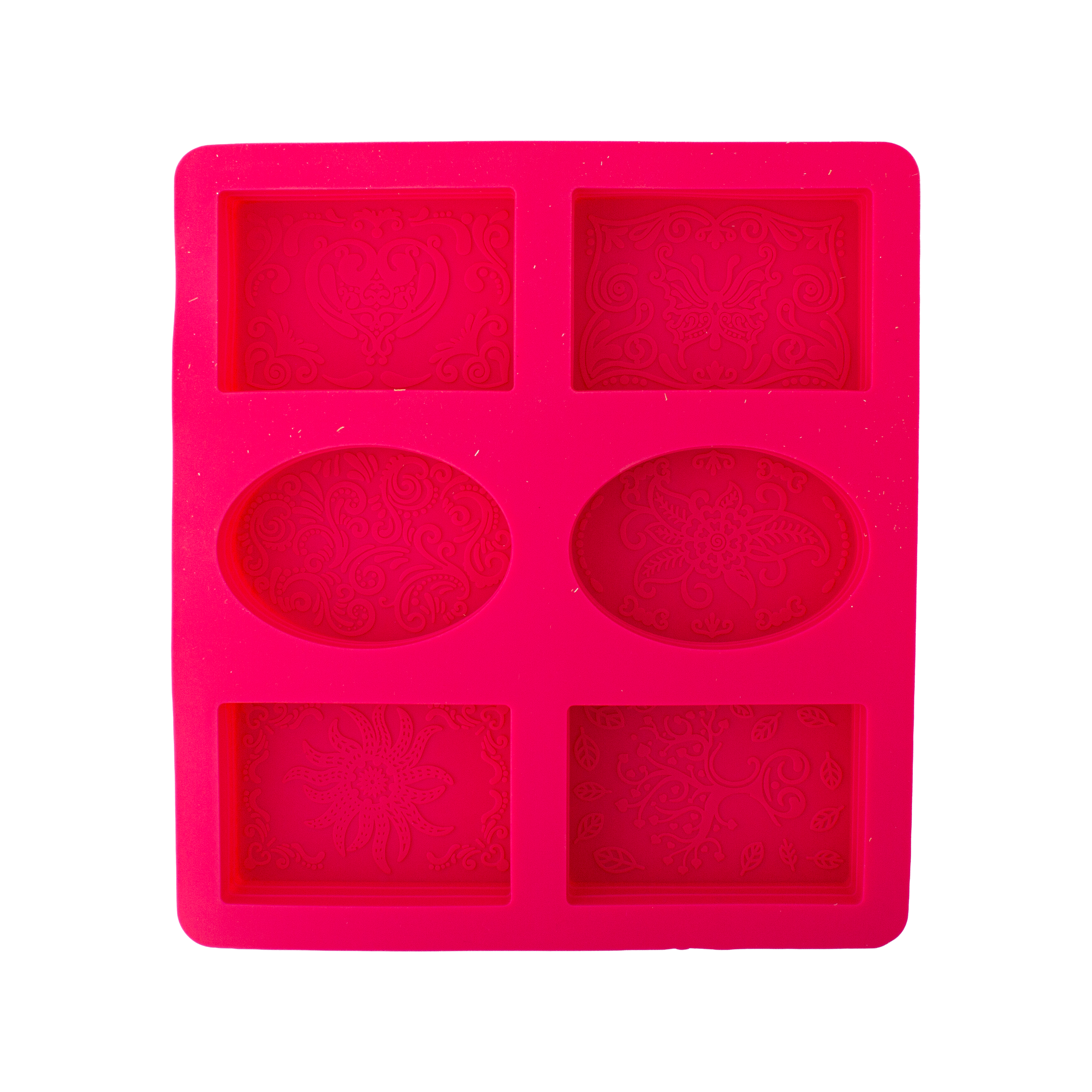 Silicone Mould Rectangle and Oval 21.9 x 20 x 2.5cm 1pc