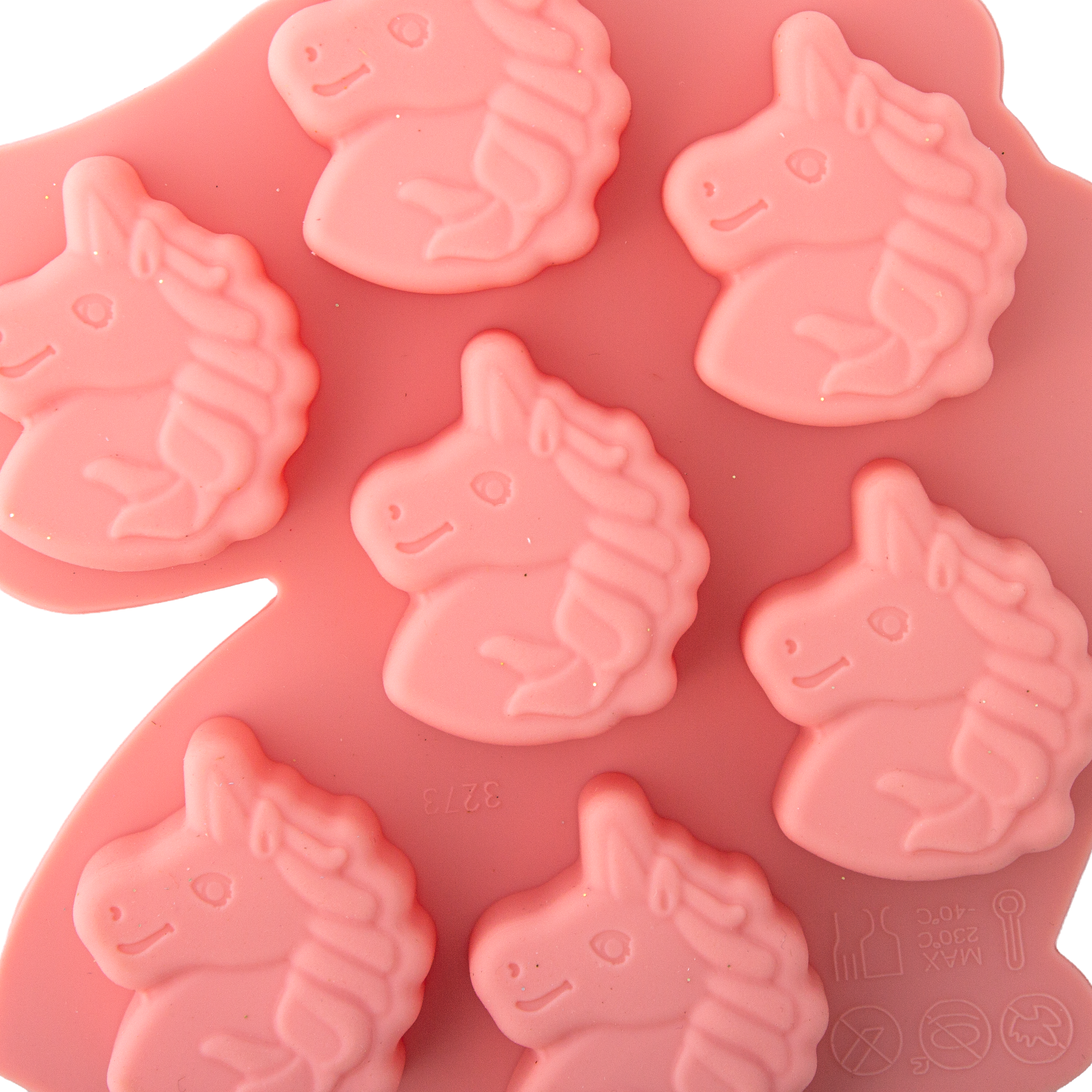 Silicone Mould Whimsical Unicorn 14.6 x 11.5cm 1pc