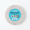 Marble Coaster Round 4Inch X 12mm 1pc