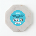 Marble Coaster Octagonal 4Inch X 12mm Thick 1pc