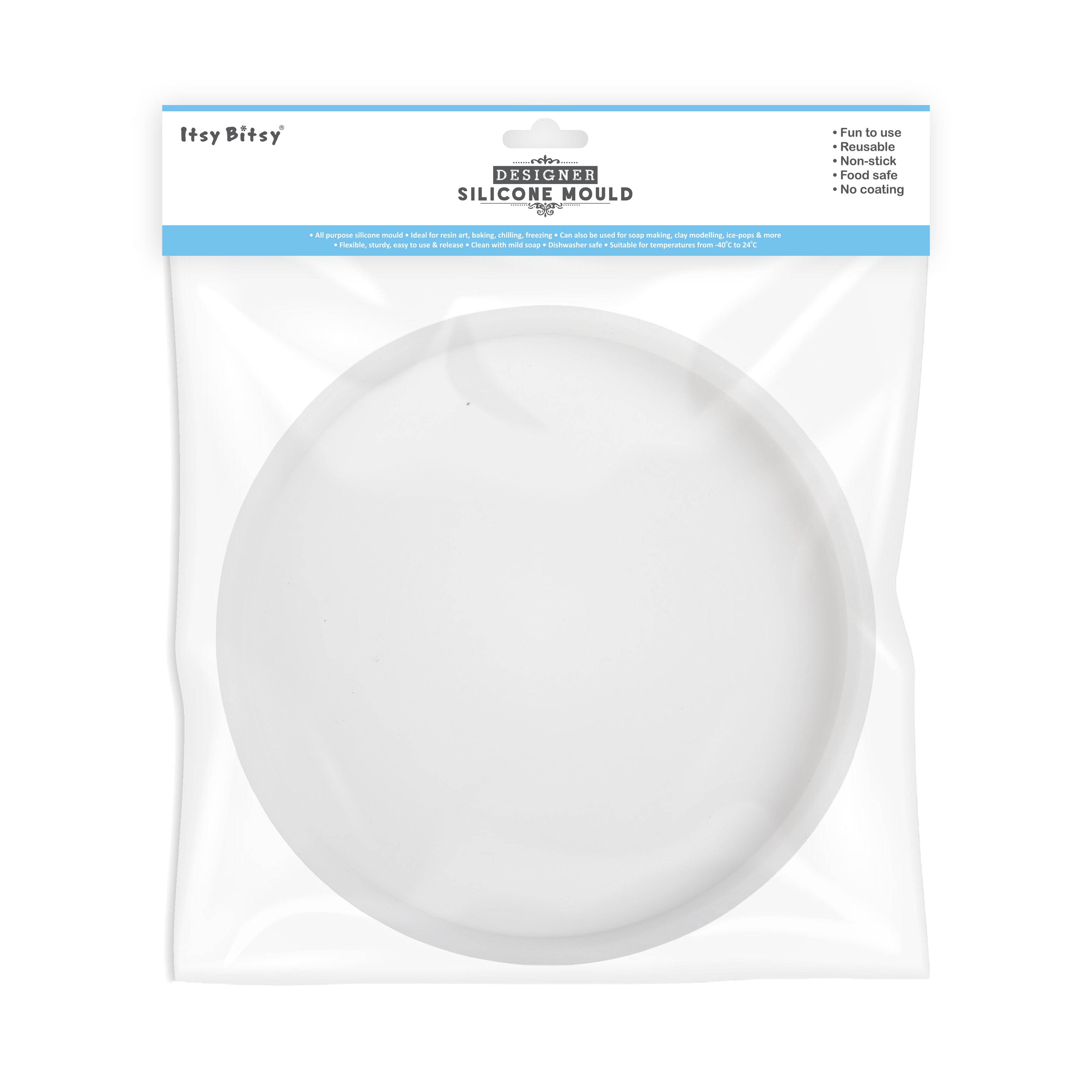 Silicone Mould Round Dia 8Inch X D20mm 1pc