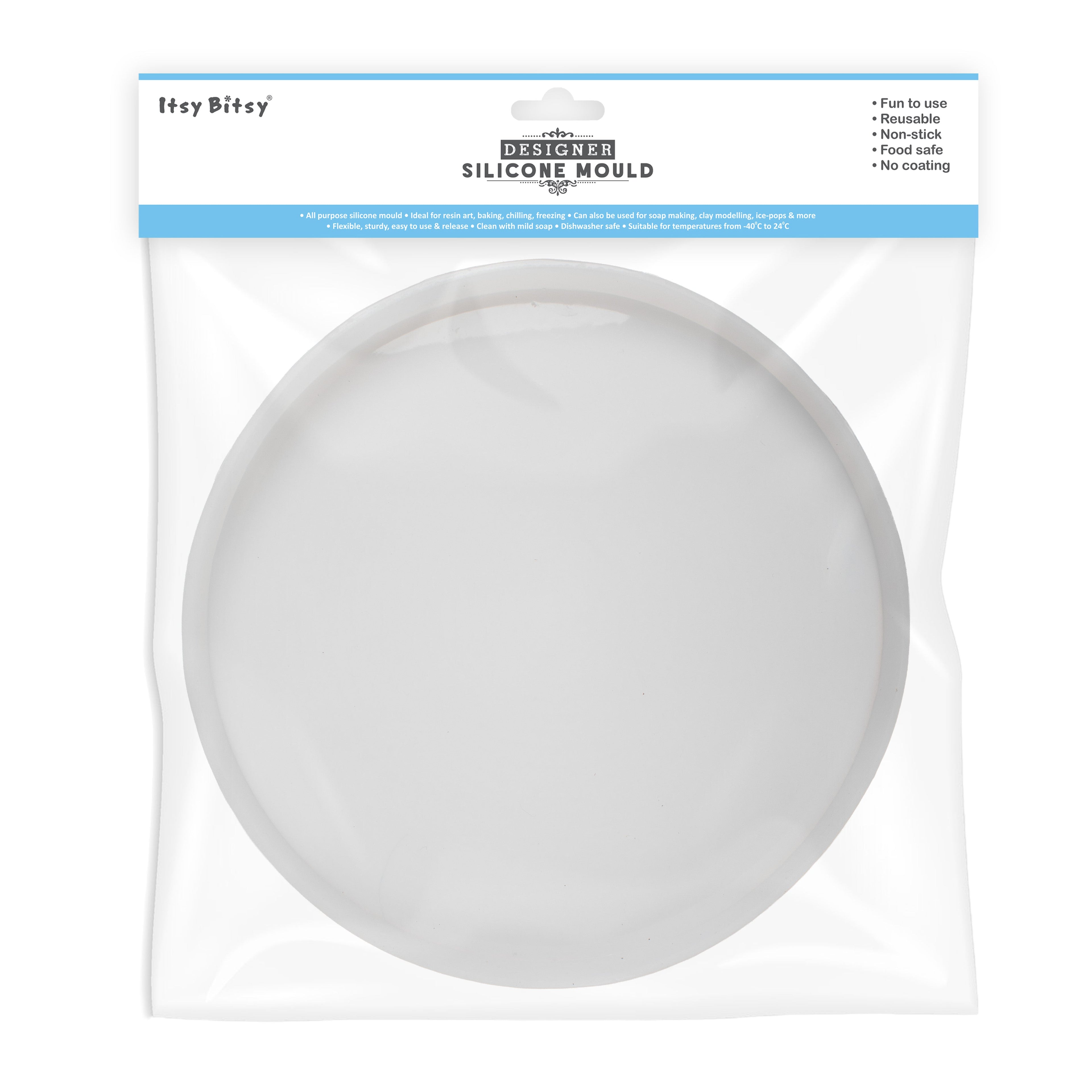 Silicone Mould Round Dia 10Inch X D15mm 1pc