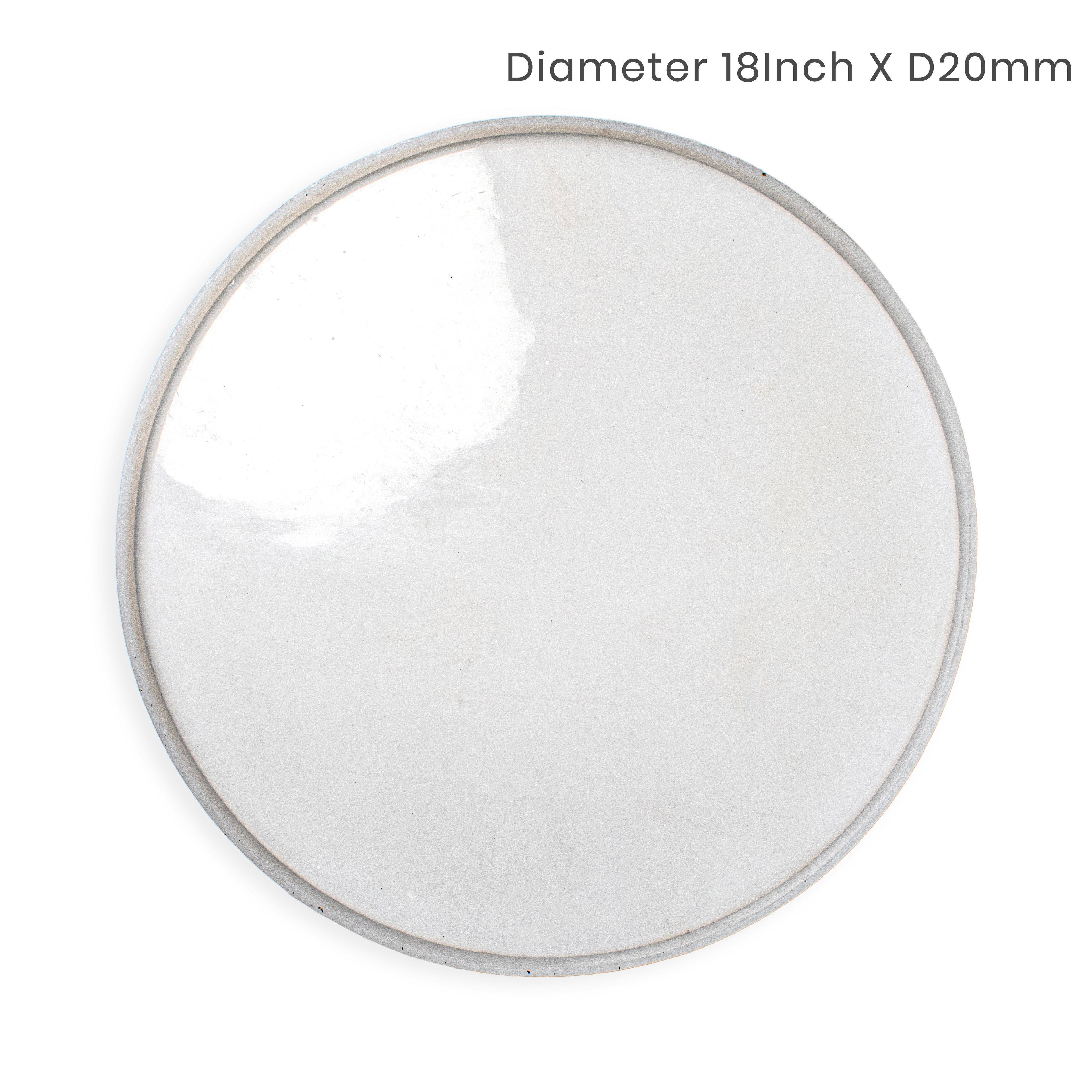 Silicone Mould Round Dia 18Inch X D20mm 1pc