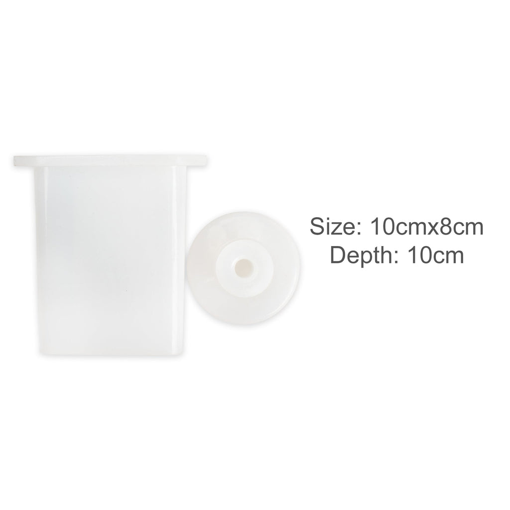 Silicone Mould Dispenser Bottle Without Pump Square 10 X 8cm X D10cm 1pc