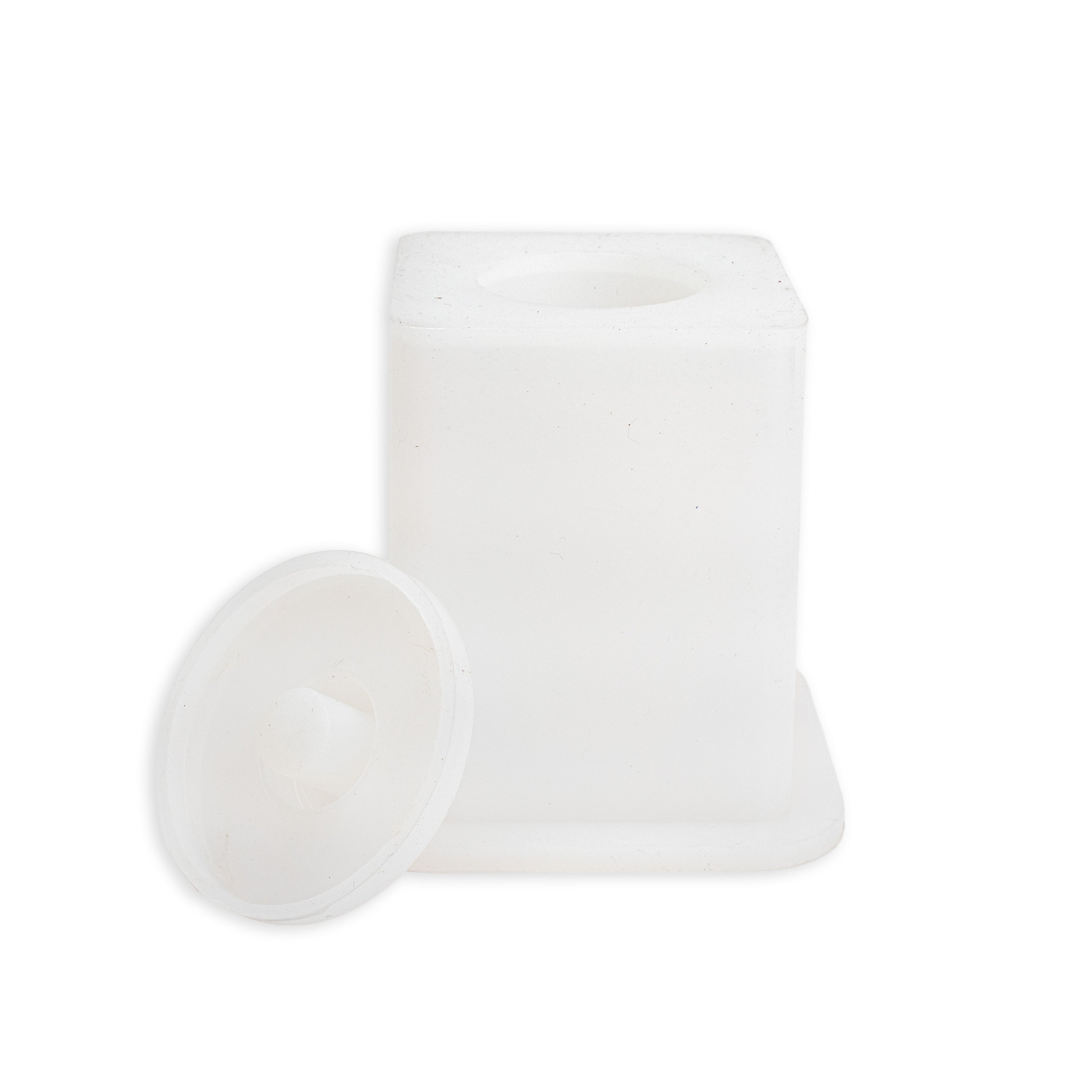 Silicone Mould Dispenser Bottle Without Pump Square 10 X 8cm X D10cm 1pc