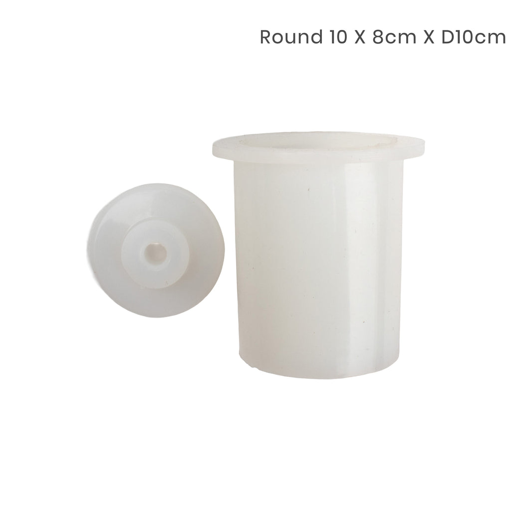 Silicone Mould Dispenser Bottle Without Pump Round 10 X 8cm X D10cm 1pc