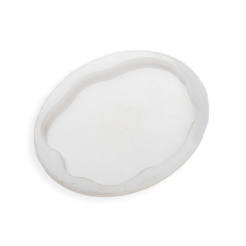 Silicone Mould Agate Coaster Round Dia 4Inch X D5mm 1pc