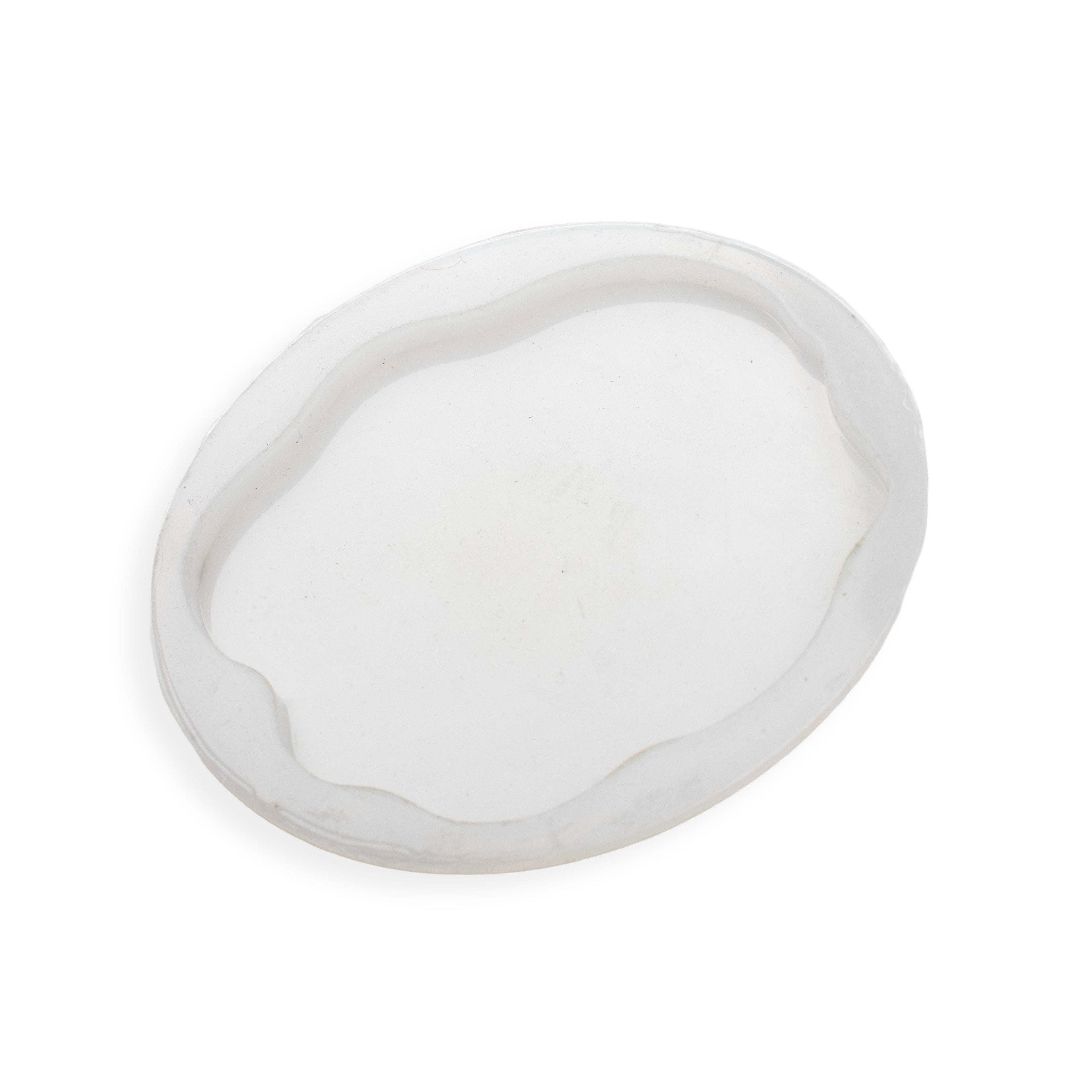Silicone Mould Agate Coaster Round Dia 4Inch X D5mm 1pc