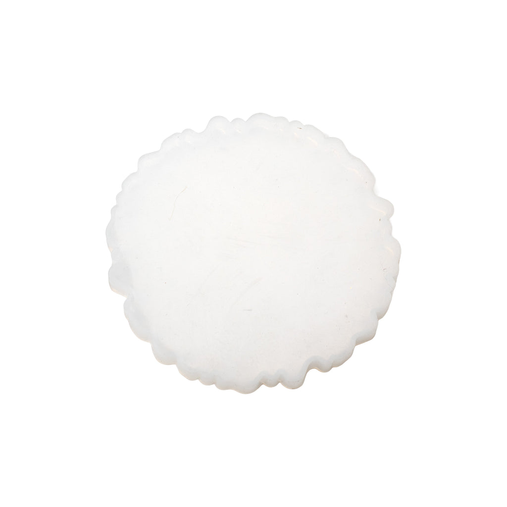 Silicone Mould Agate Coaster wavy edge 4Inch X D7mm 1pc