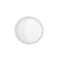 Silicone Mould Crinkle Edge Oval Coaster 4Inch X D7mm 1pc