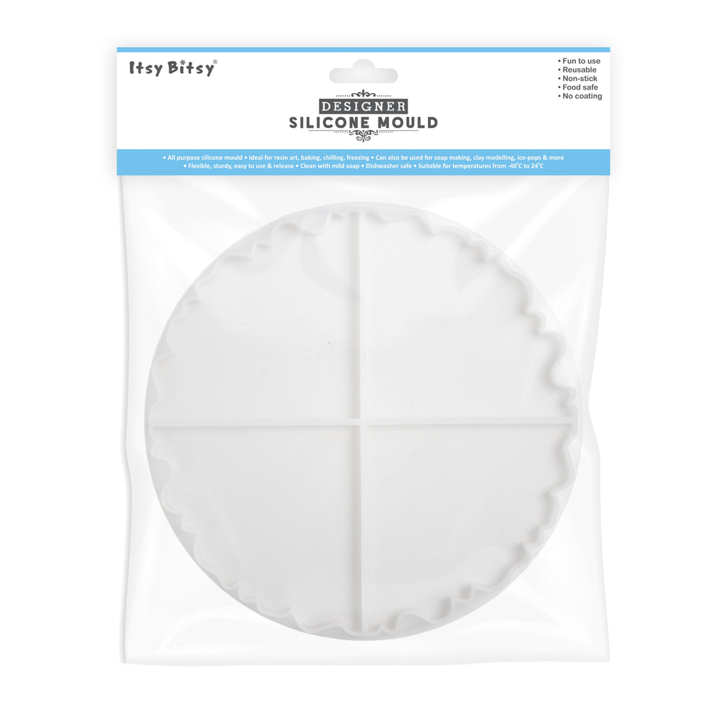 Silicone Mould Pizza Coaster 8Inch X D5mm 1pc