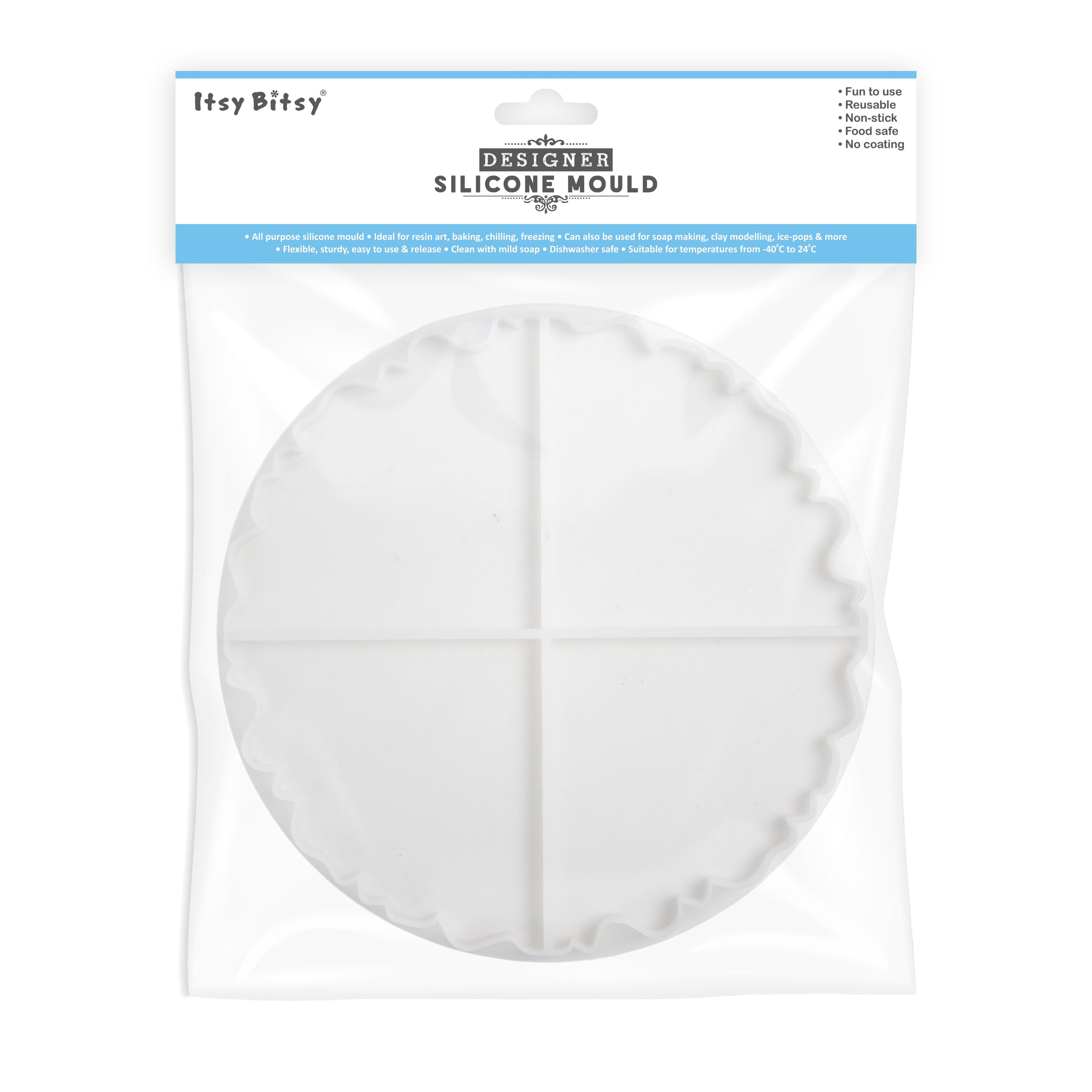 Silicone Mould Pizza Coaster 8Inch X D5mm 1pc