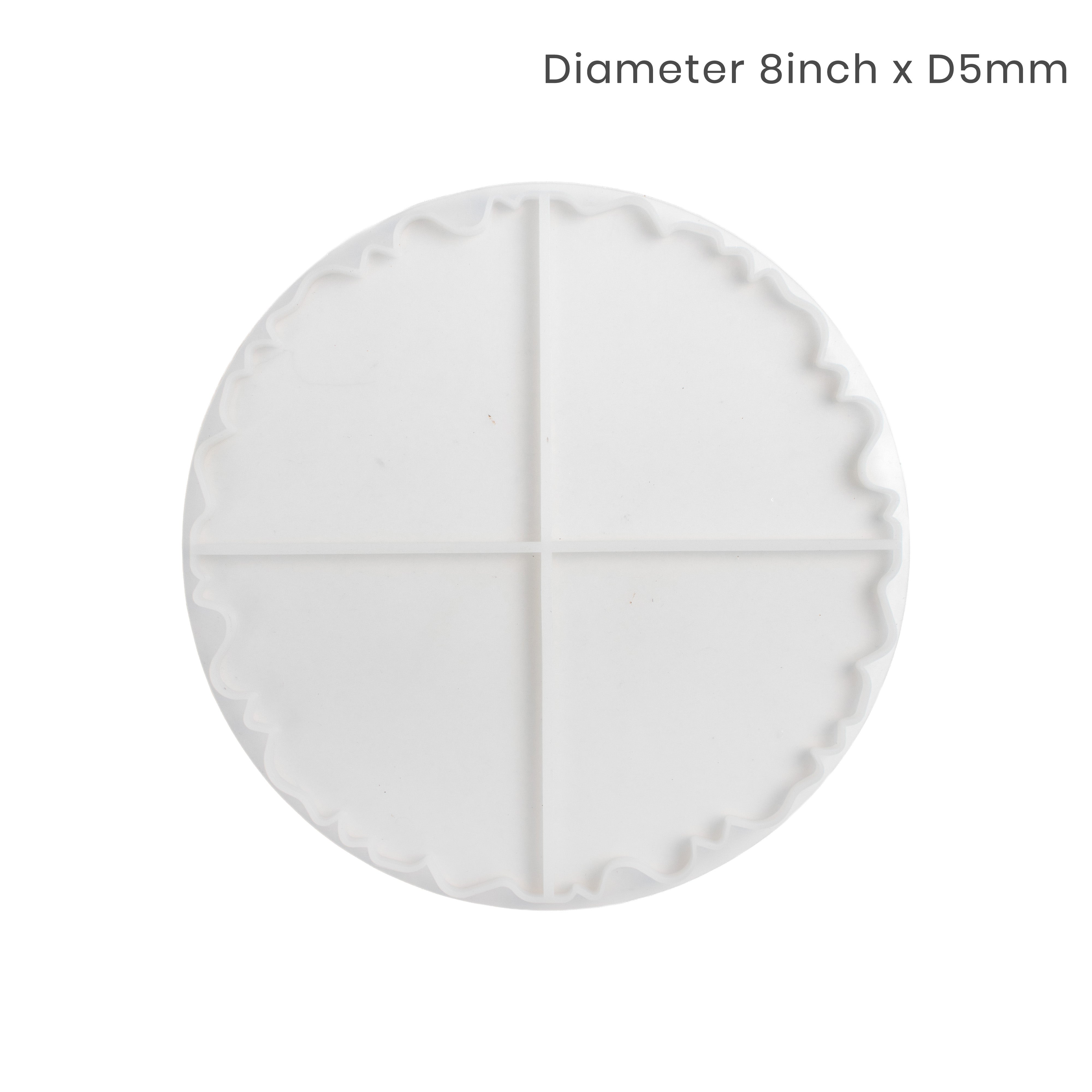 Silicone Mould Pizza Coaster 8Inch X D5mm 1pc