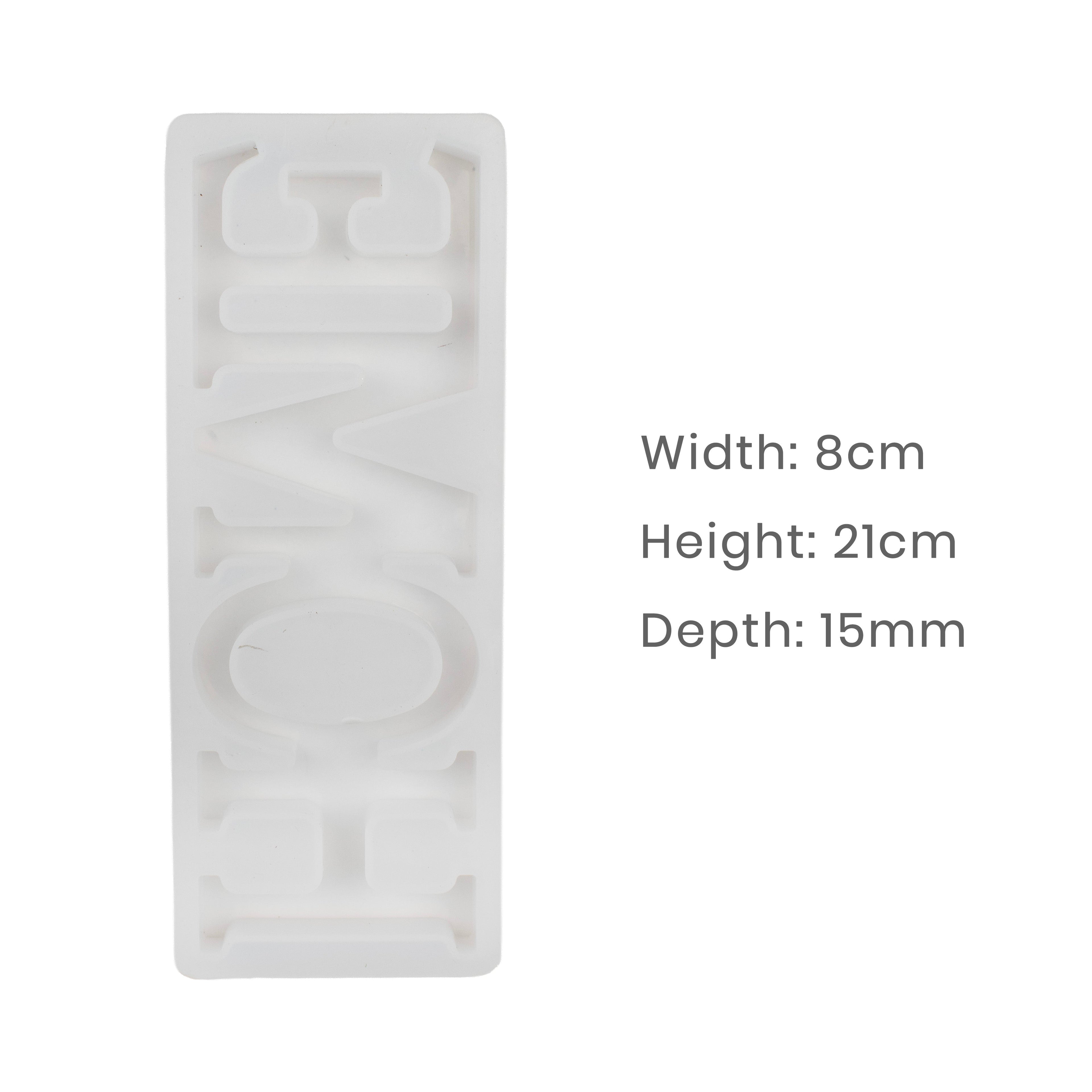Silicone Mould Home 21 X 8cm X D15mm 1pc