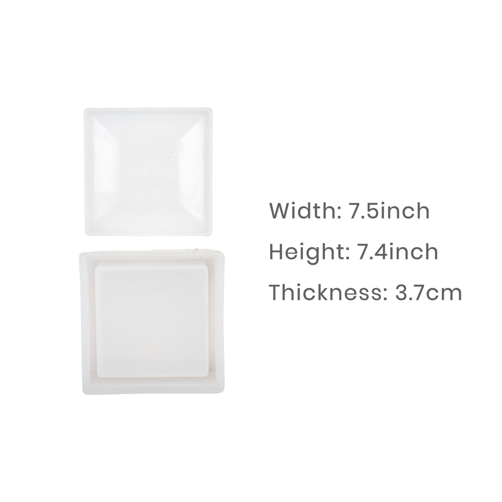 Silicone Mould Square Gift Box 7.5 X 7.4cm X D1.2cm 1pc