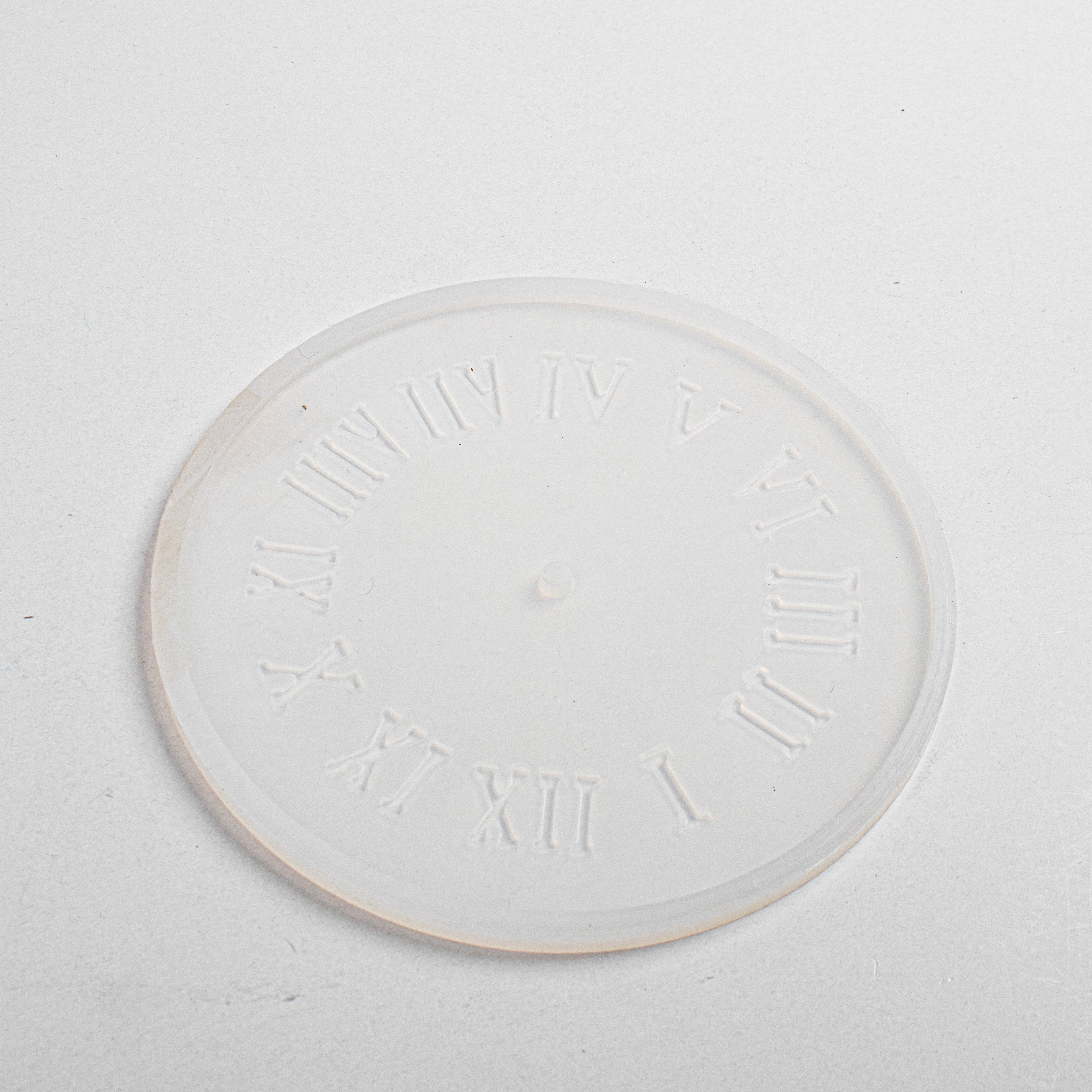 Silicone Mould Clock Dia 8Inch X D8mm 1pc