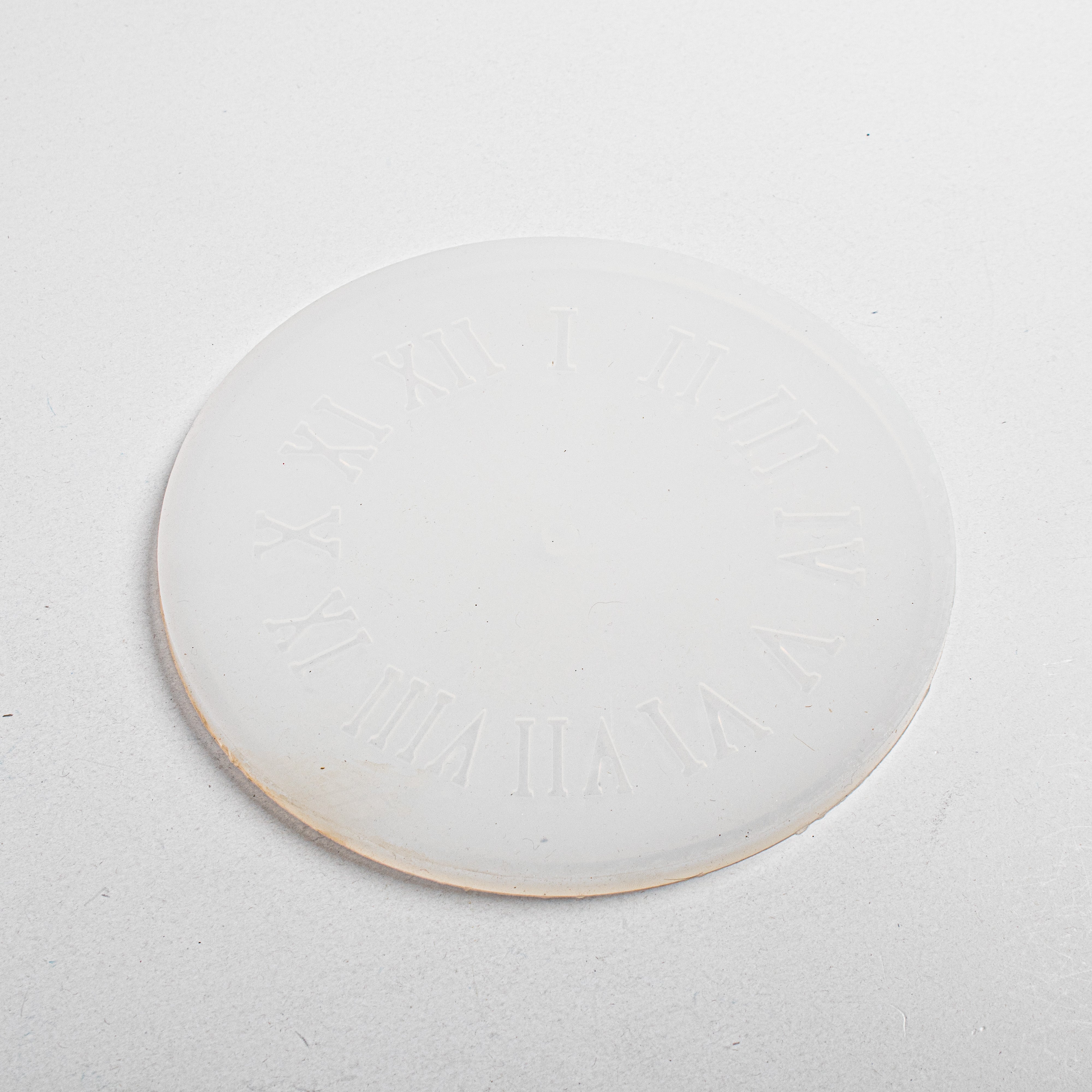 Silicone Mould Clock Dia 8Inch X D8mm 1pc