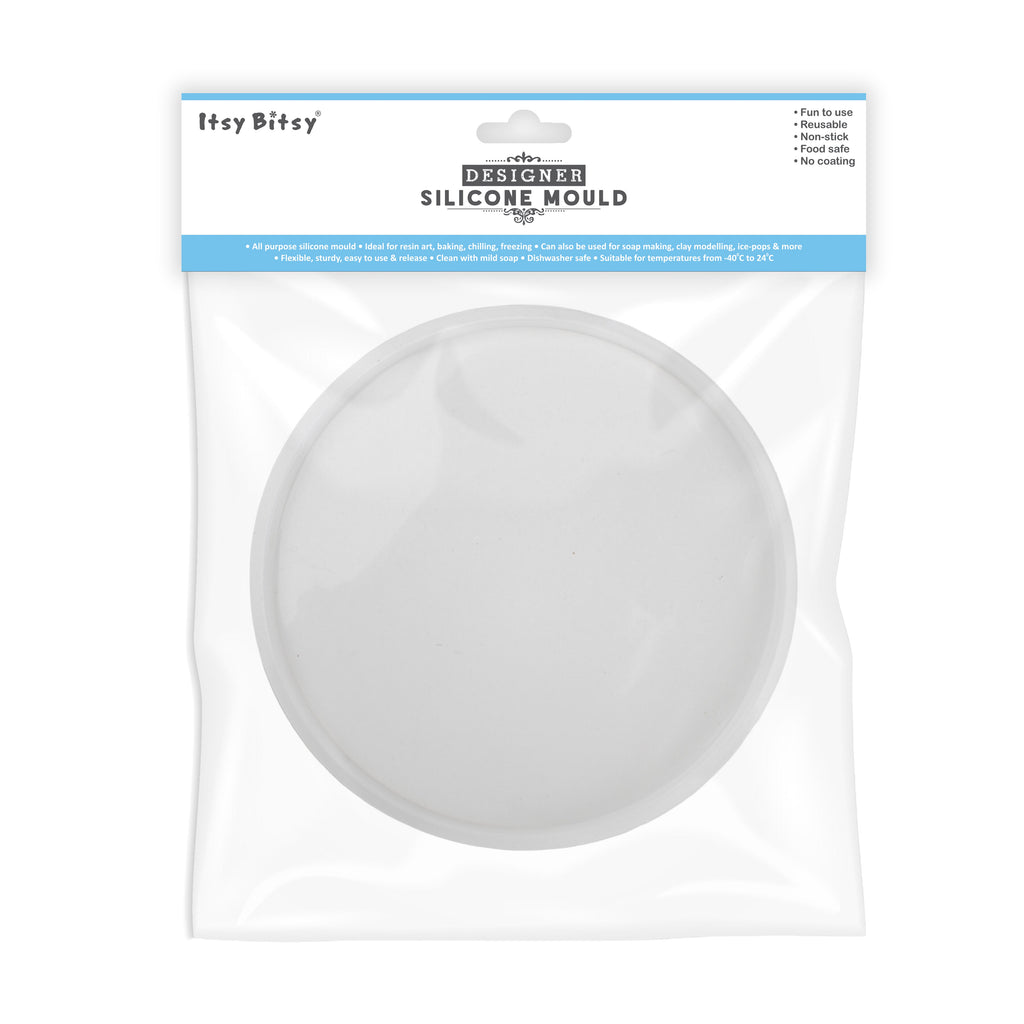 Silicone Mould Round Dia 6Inch X D8mm 1pc
