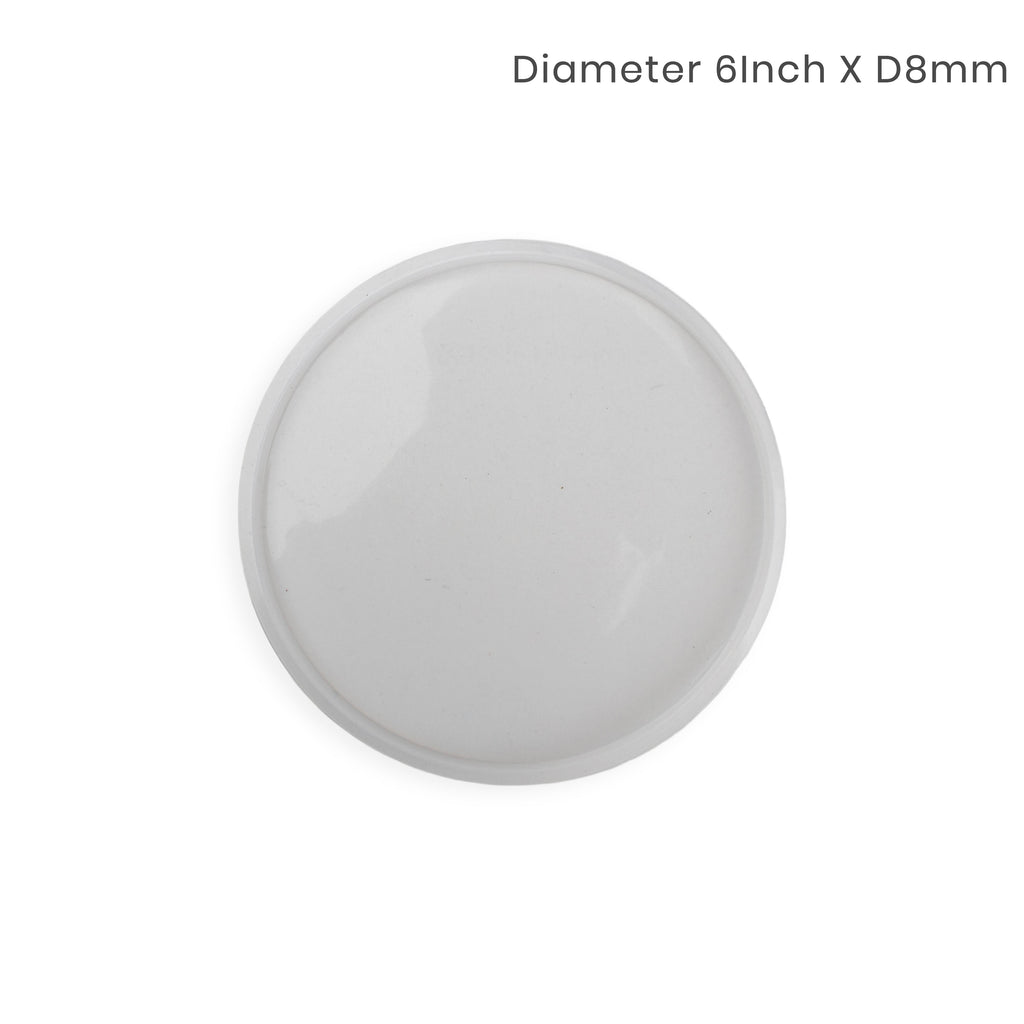 Silicone Mould Round Dia 6Inch X D8mm 1pc
