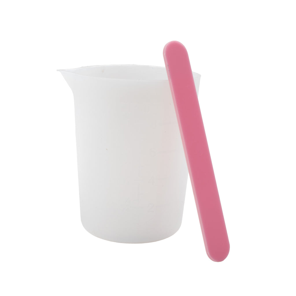 Silicone Mould Measuring Cup With Stick 250ml 13 X 7cm X D12mm 1pc
