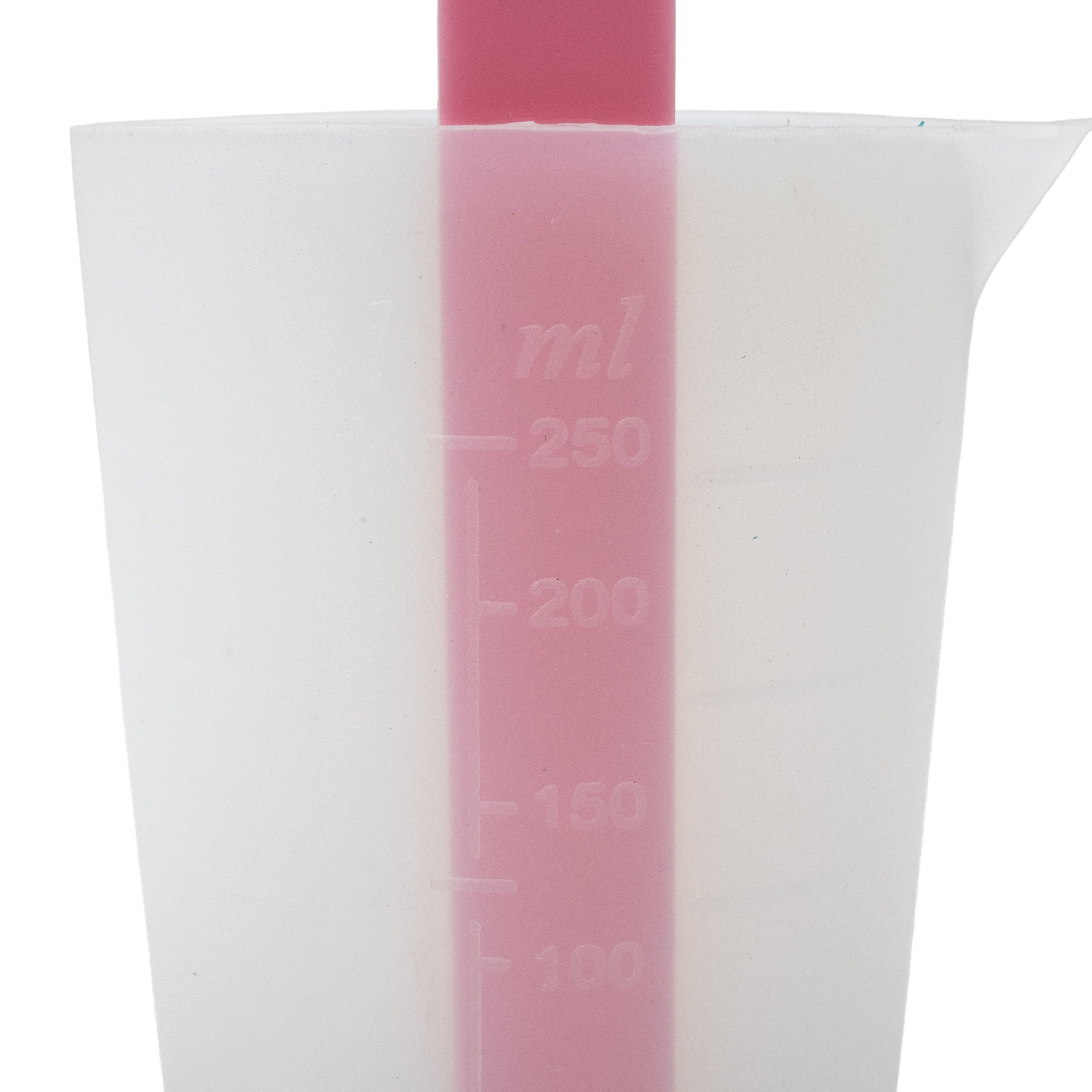 Silicone Mould Measuring Cup With Stick 250ml 13 X 7cm X D12mm 1pc