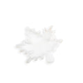 Silicone Mould Leaf Zigzag Coaster 4Inch X D6mm 1pc