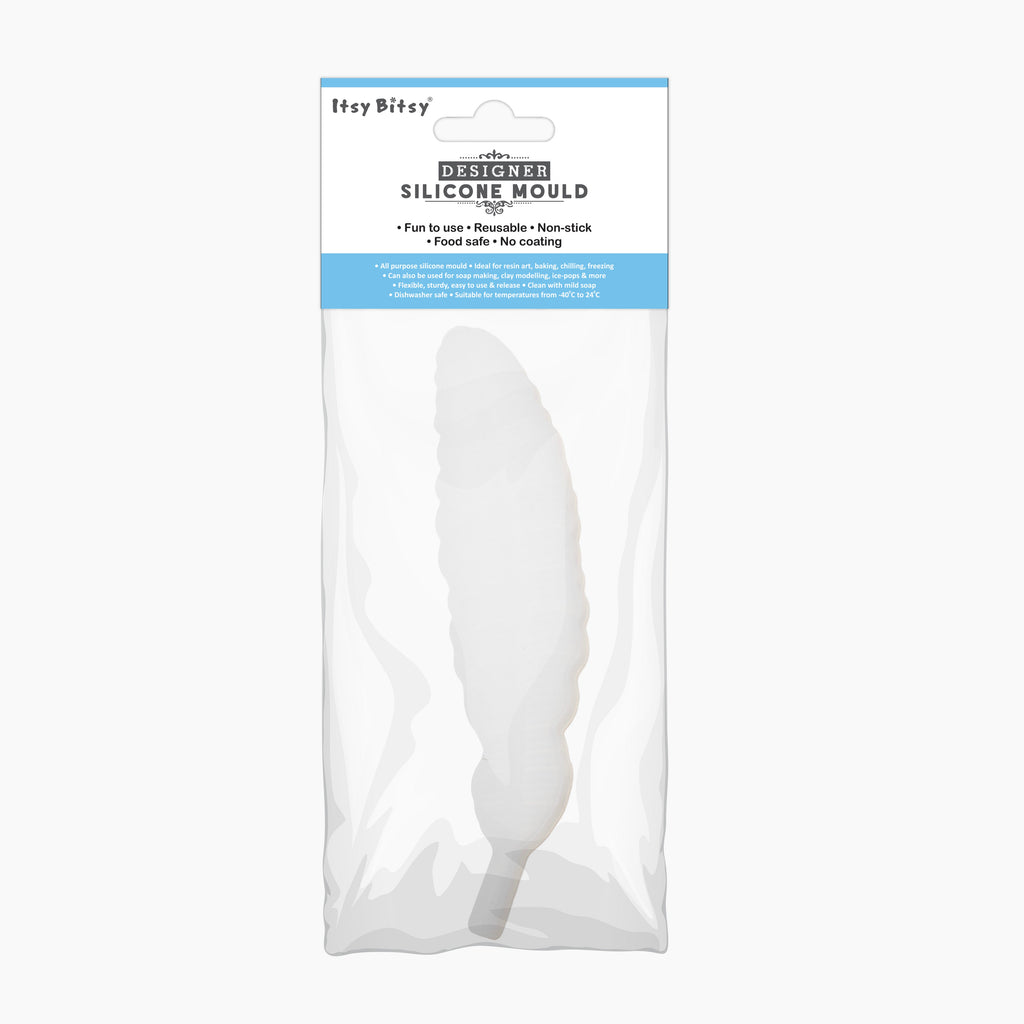 Silicone Mould Feather 15 X 3cm X D3mm 1pc