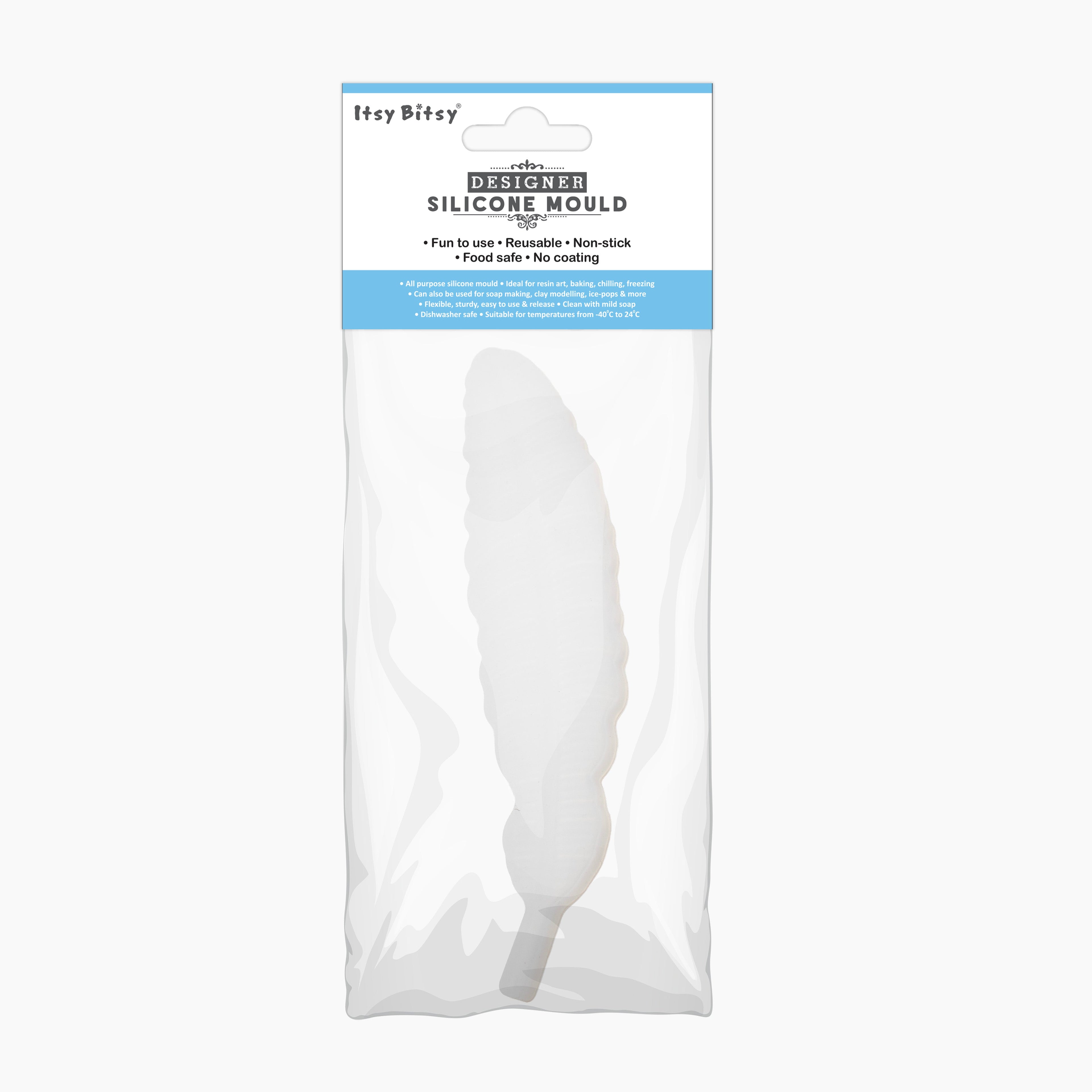 Silicone Mould Feather 15 X 3cm X D3mm 1pc