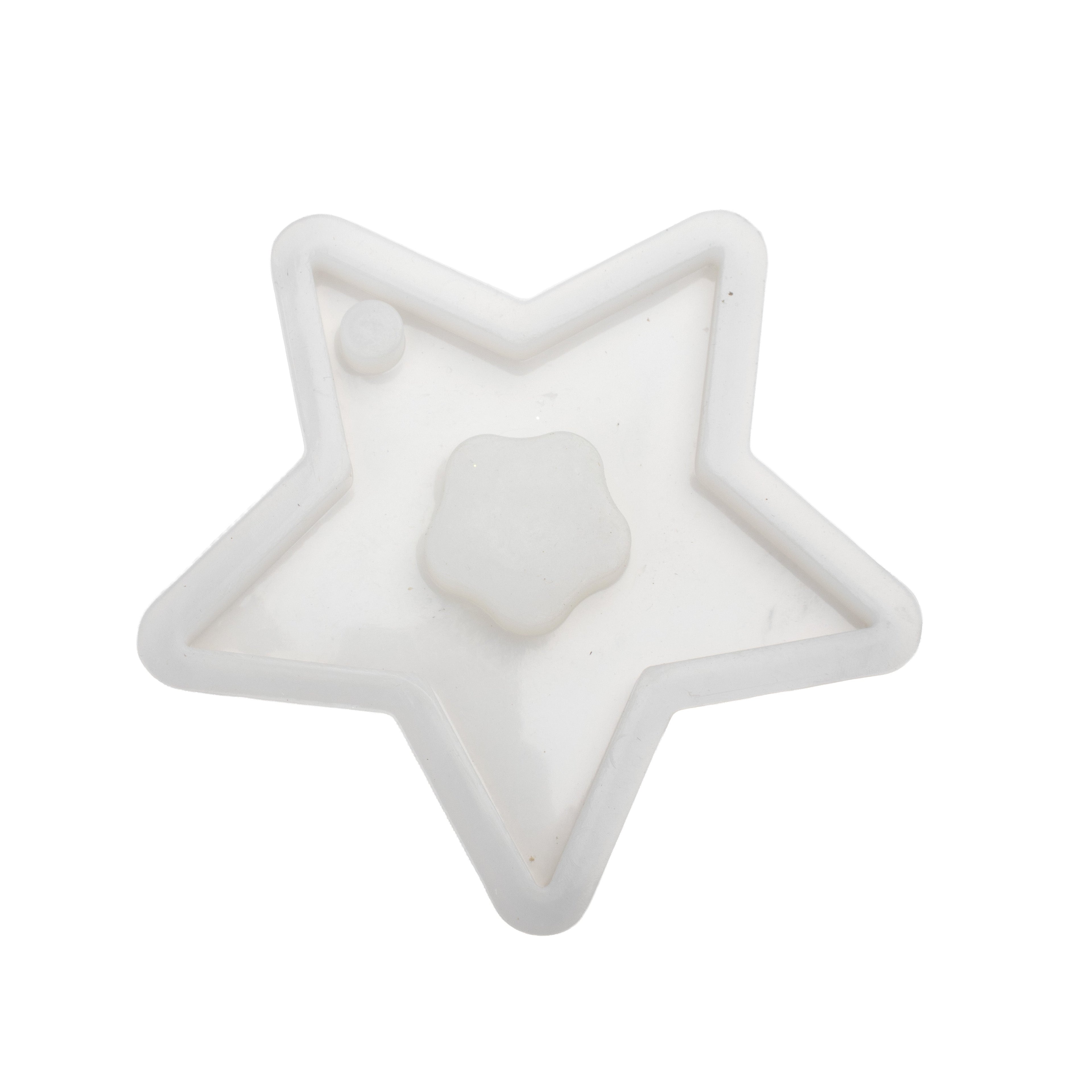 Silicone Mould Star 4Inch X D5mm 1pc