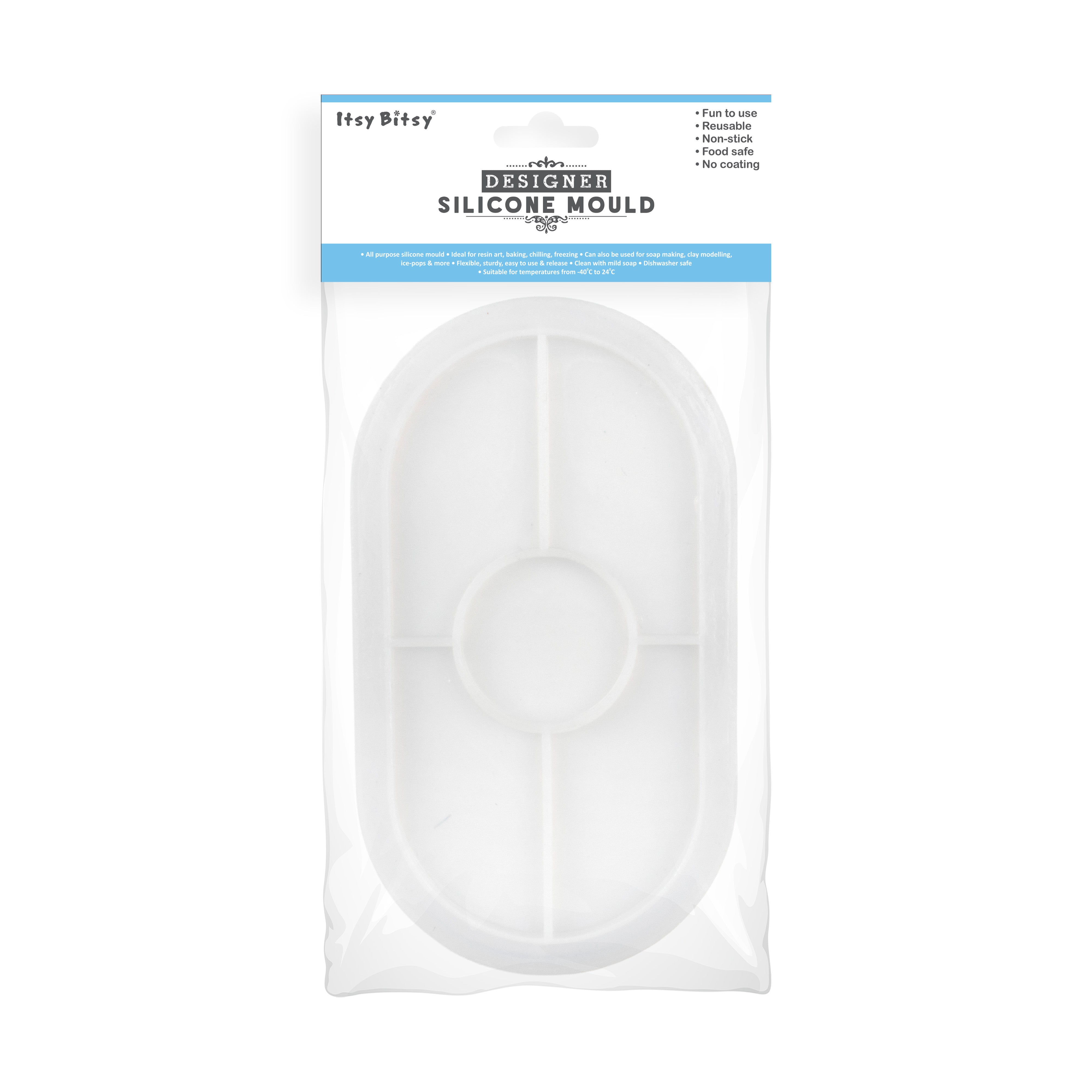 Silicone Mould Capsule Tray 11 X 21cm X D10mm 1pc