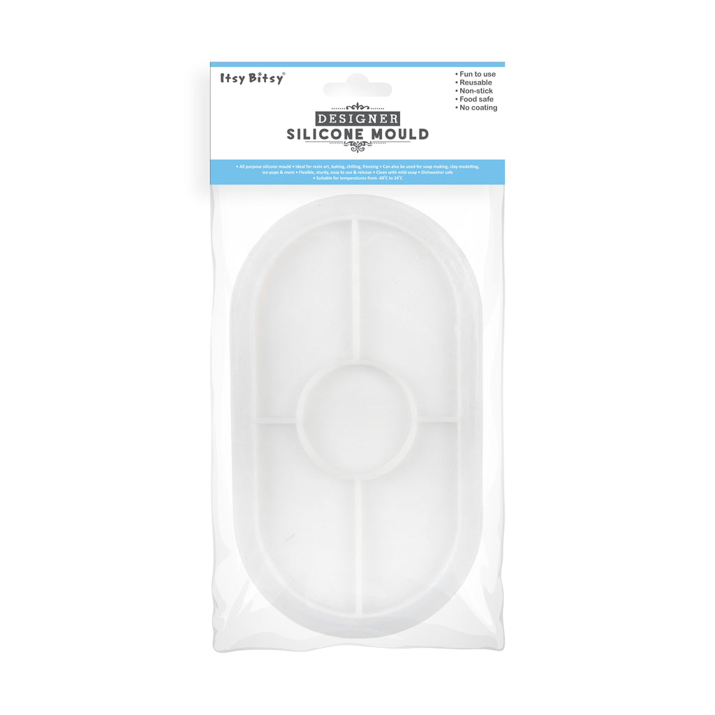 Silicone Mould Capsule Tray 11 X 21cm X D10mm 1pc