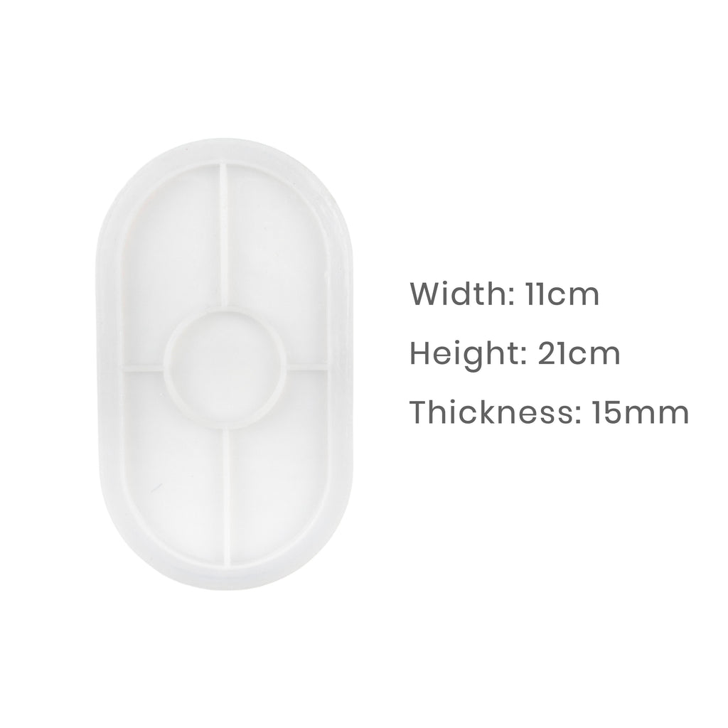 Silicone Mould Capsule Tray 11 X 21cm X D10mm 1pc