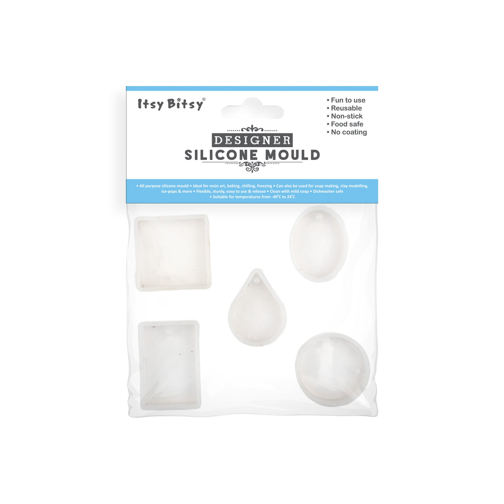 Silicone Mould Pendant 5cm X D5mm 12pc Set