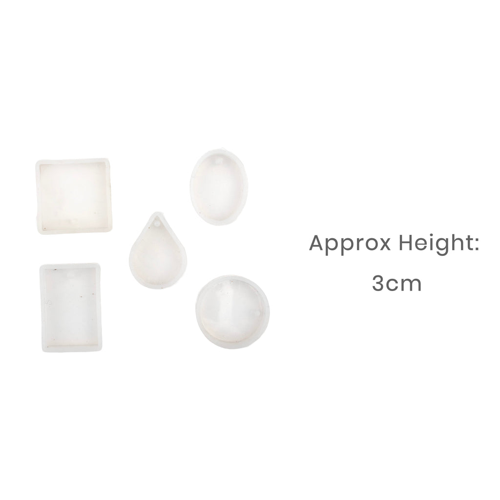 Silicone Mould Pendant 5cm X D5mm 12pc Set