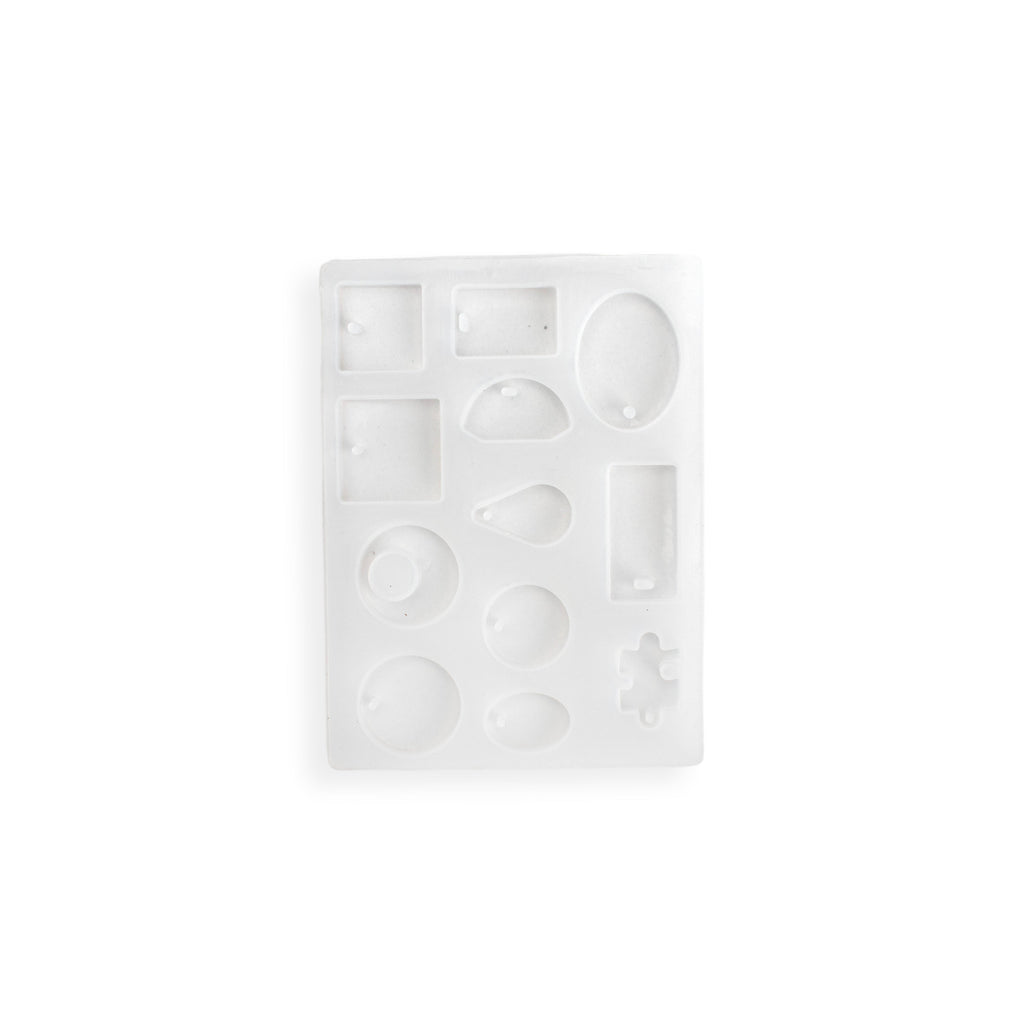Silicone Mould Earrings and pendants 12 Cavity 15 X 12cm X D5mm 1pc