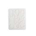Silicone Mould Earrings and pendants 12 Cavity 10 X 11cm X D5mm 1pc