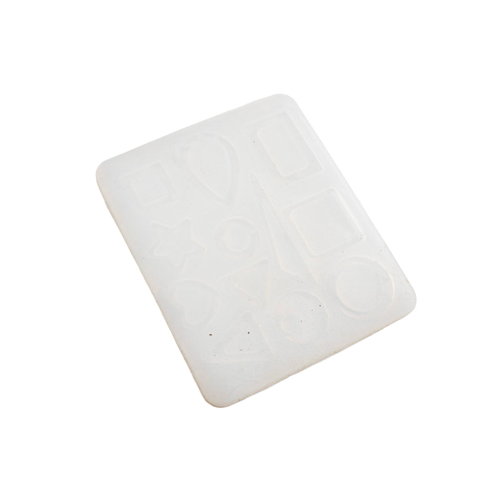 Silicone Mould Earrings and pendants 12 Cavity 10 X 11cm X D5mm 1pc
