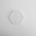 Silicone Mould Coaster Hexagon 4 Inch X D10mm 1pc