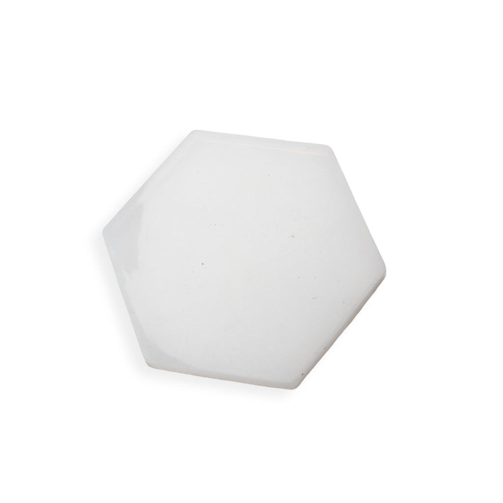 Silicone Mould Hexagon Coaster 4 Inch X D8mm 1pc