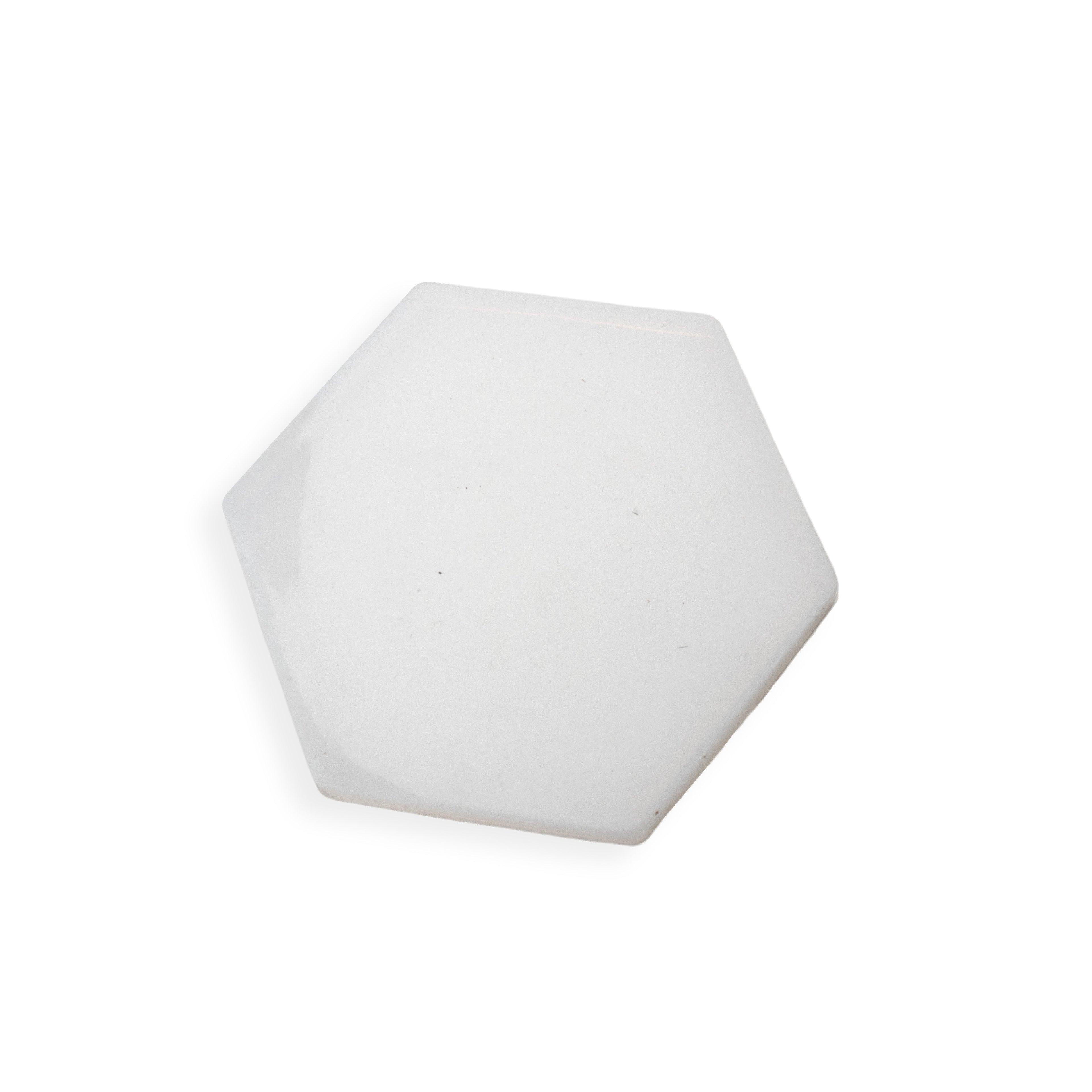 Silicone Mould Hexagon Coaster 4 Inch X D8mm 1pc