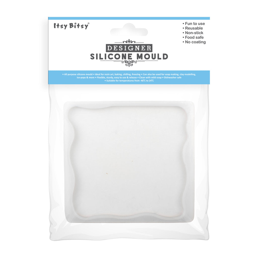 Silicone Mould Square Zigzag 4 Inch X D5mm 1pc