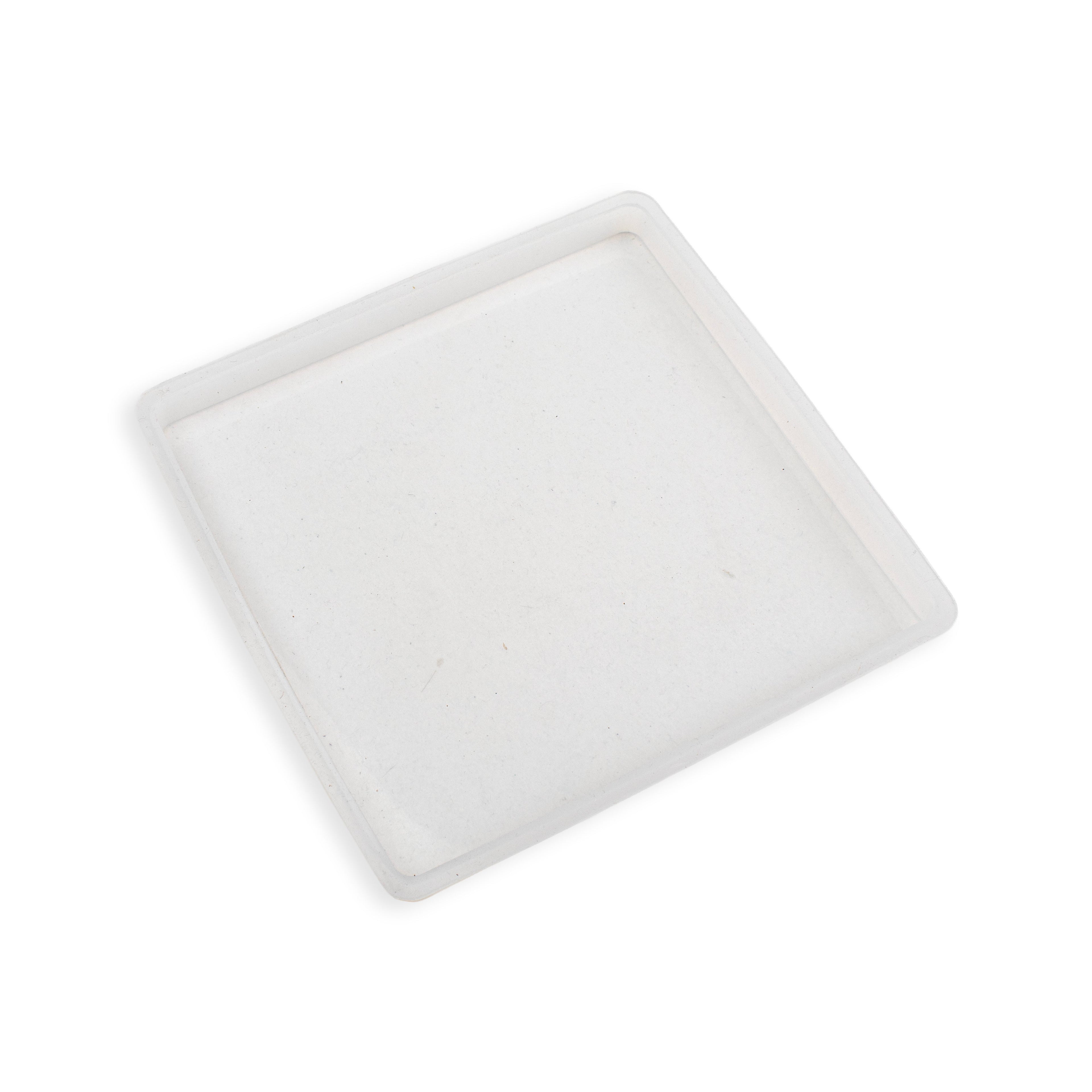 Silicone Mould Square Plain 6 X 6Inch X D10mm 1pc