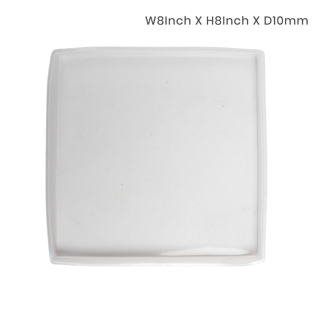 Silicone Mould Square Plain 8 X 8Inch X D10mm 1pc