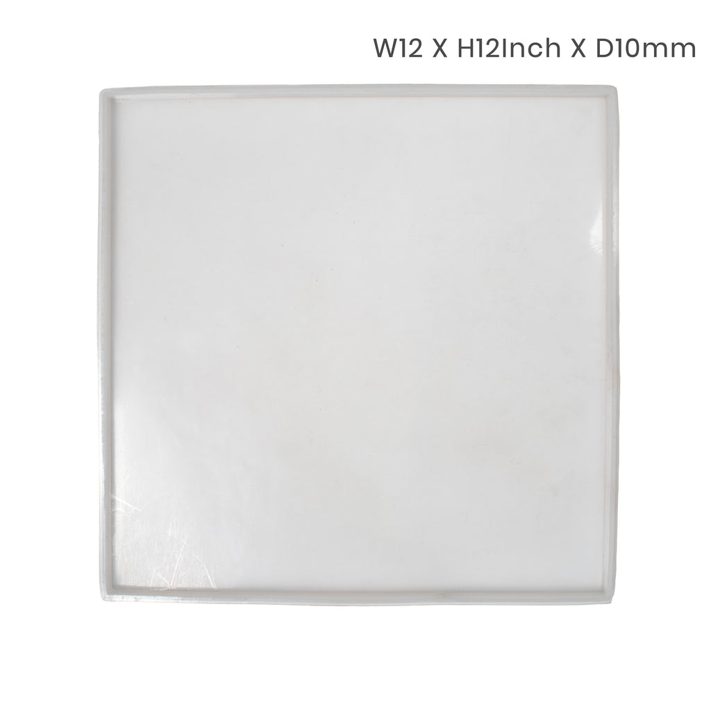 Silicone Mould Square Plain Mould 12 X 12Inch X D10mm 1pc