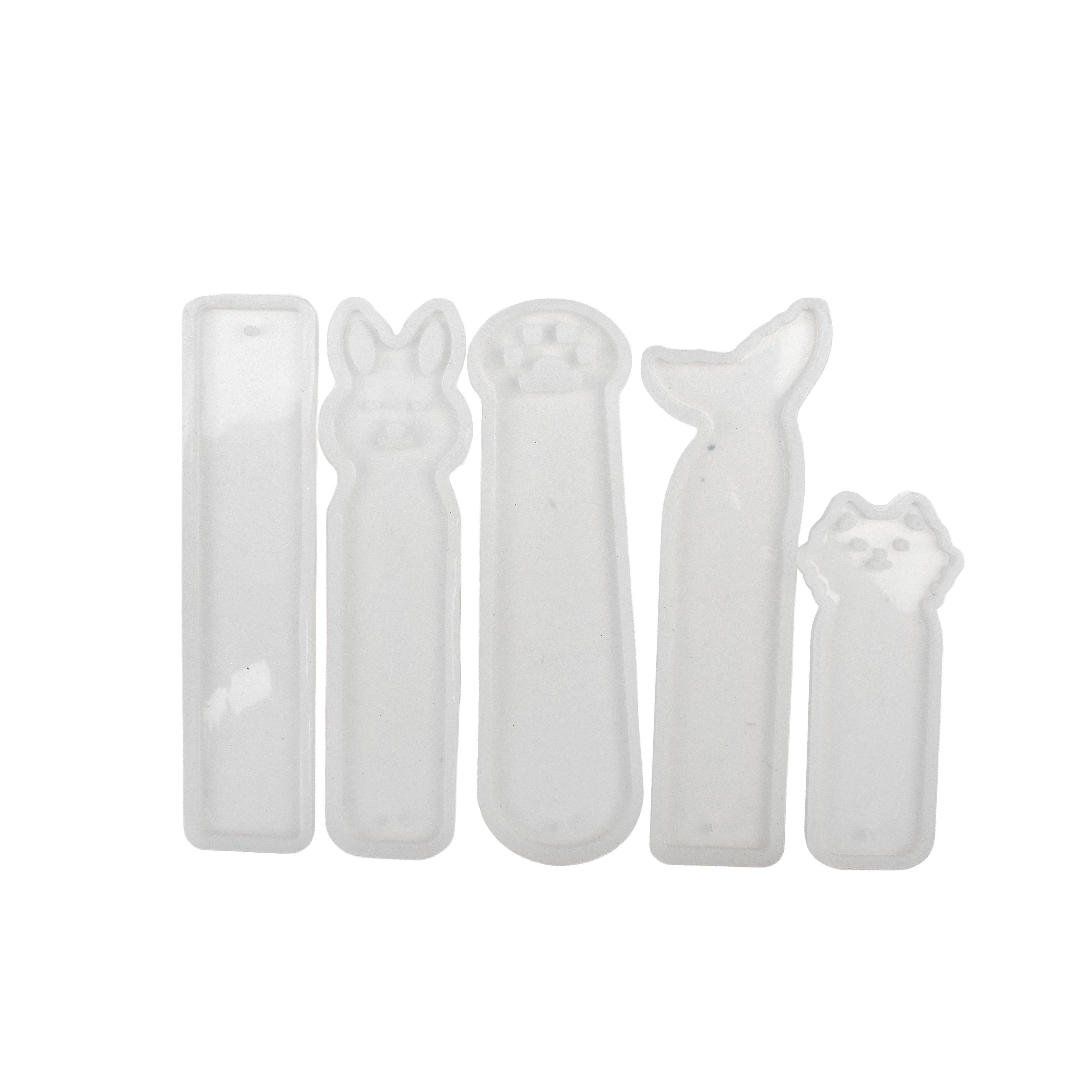 Silicone Mould Bookmark 15 cm X D4mm 5pcs Set